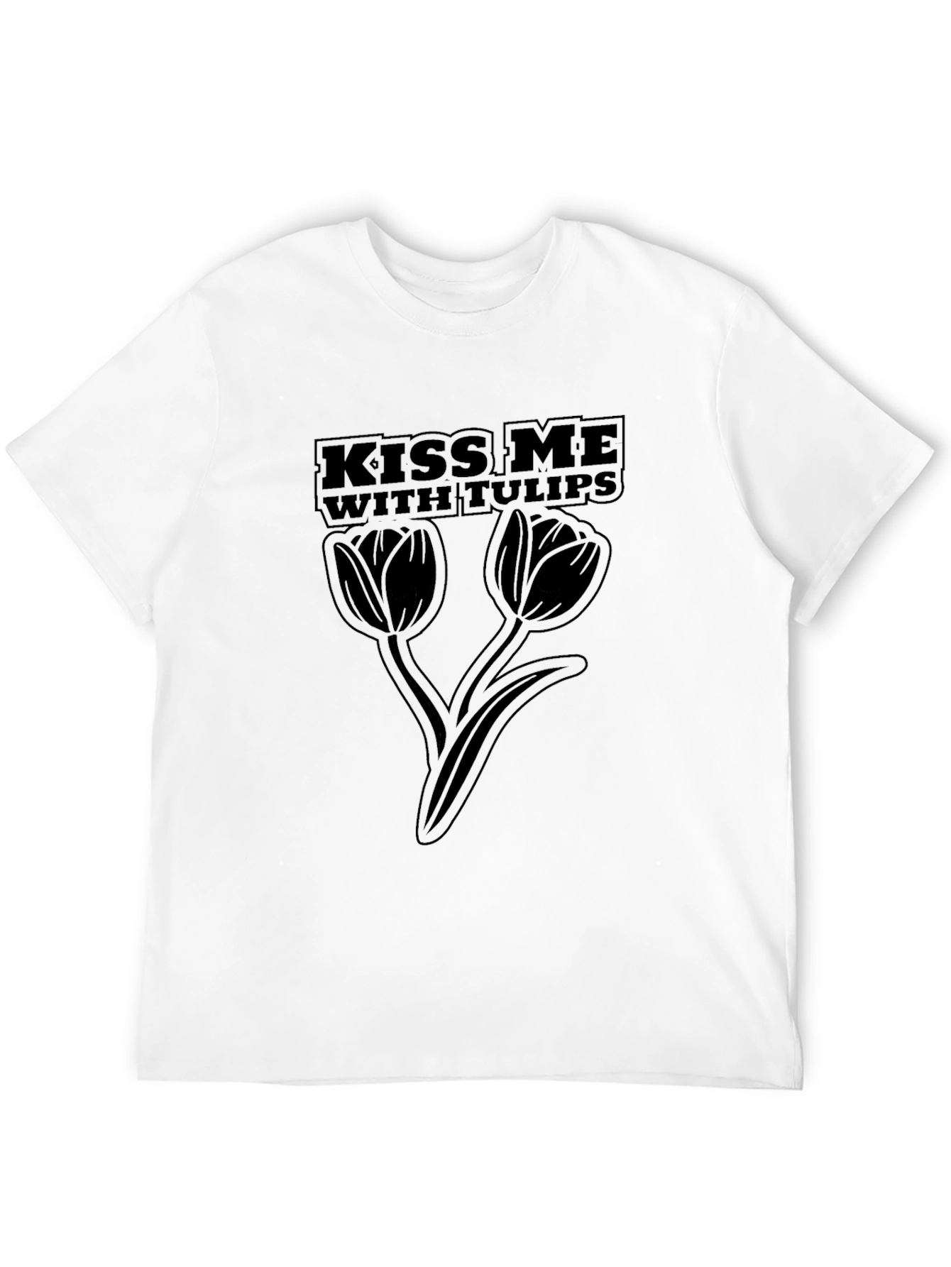 Kiss Me With Tulips Graphic Tee