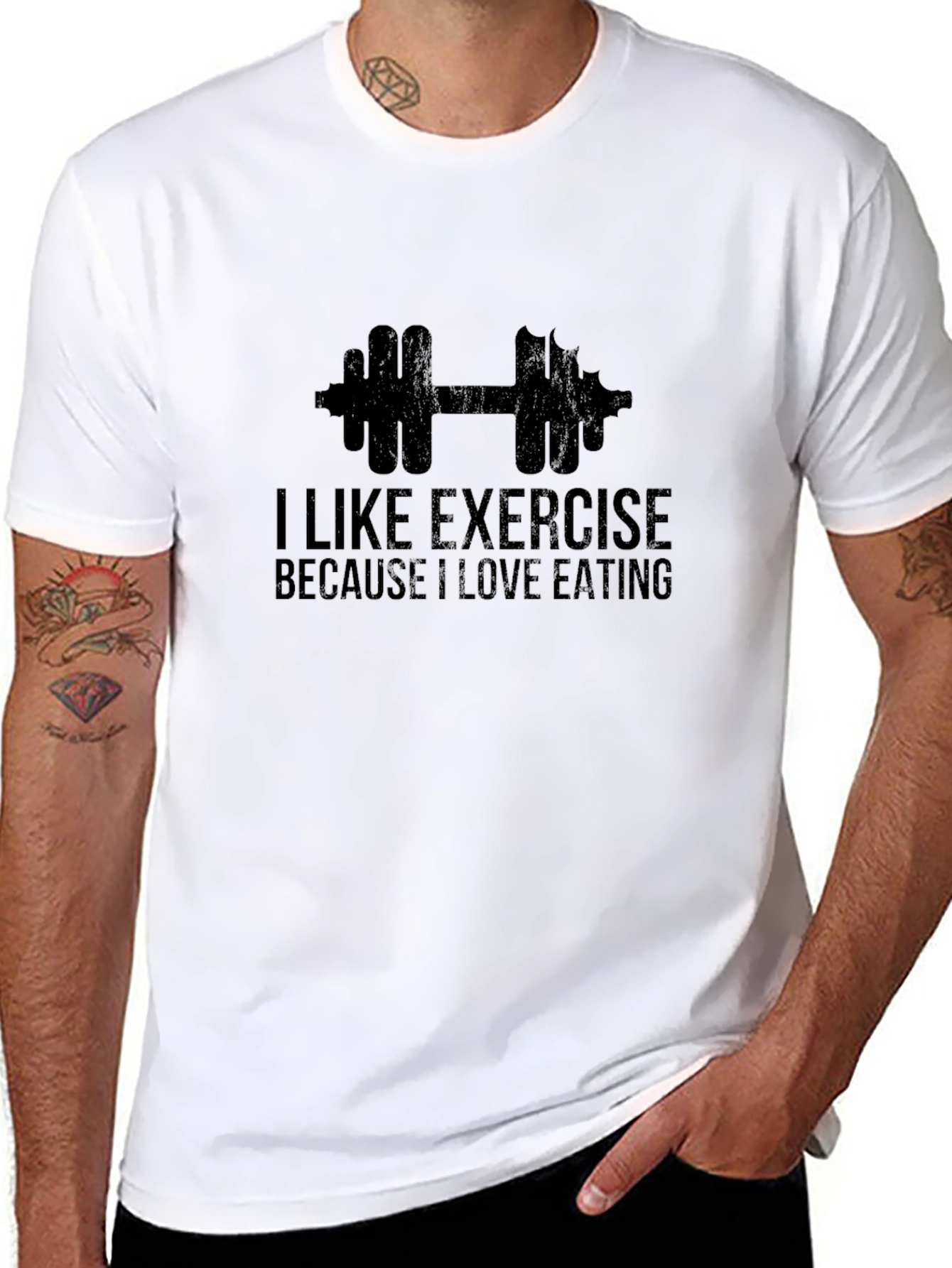 I Like Exercise Funny Gym T-Shirt