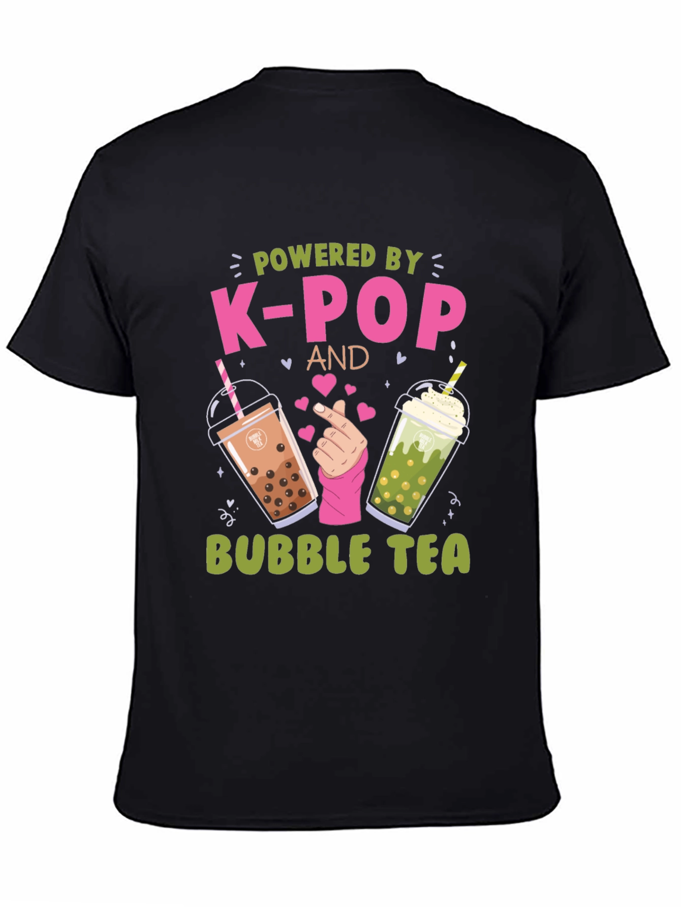 Powered by K-Pop and Bubble Tea T-Shirt