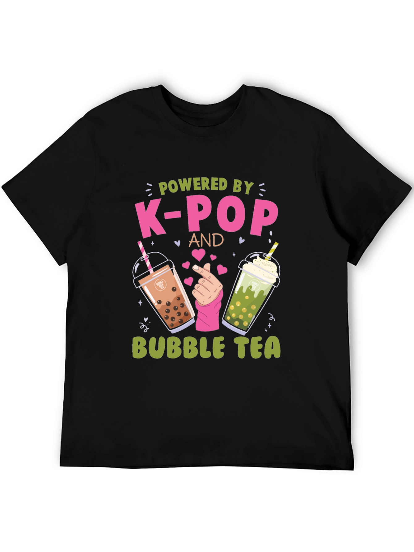 Powered by K-Pop and Bubble Tea T-Shirt