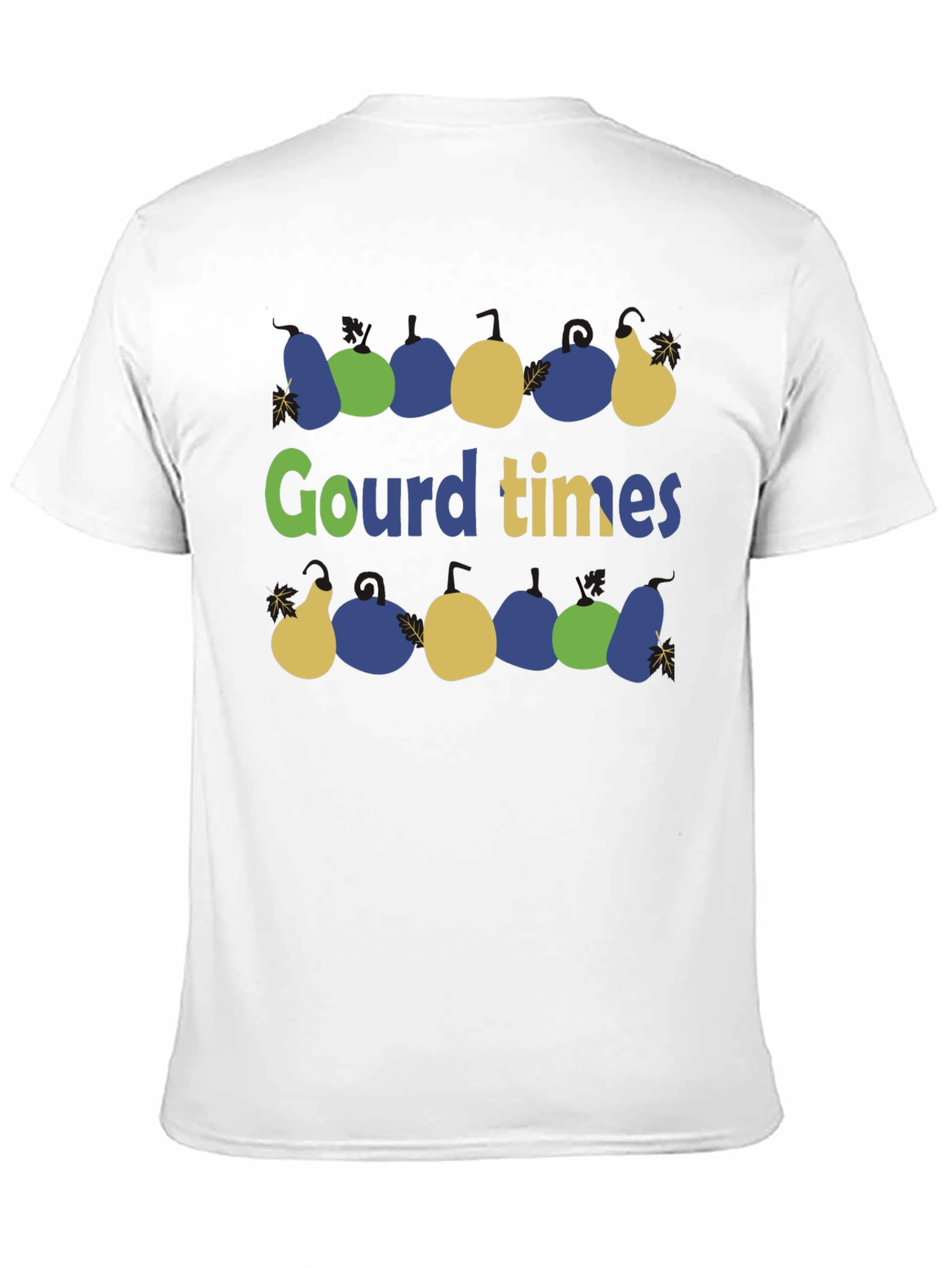 Gourd Times Black Cotton Graphic T-Shirt