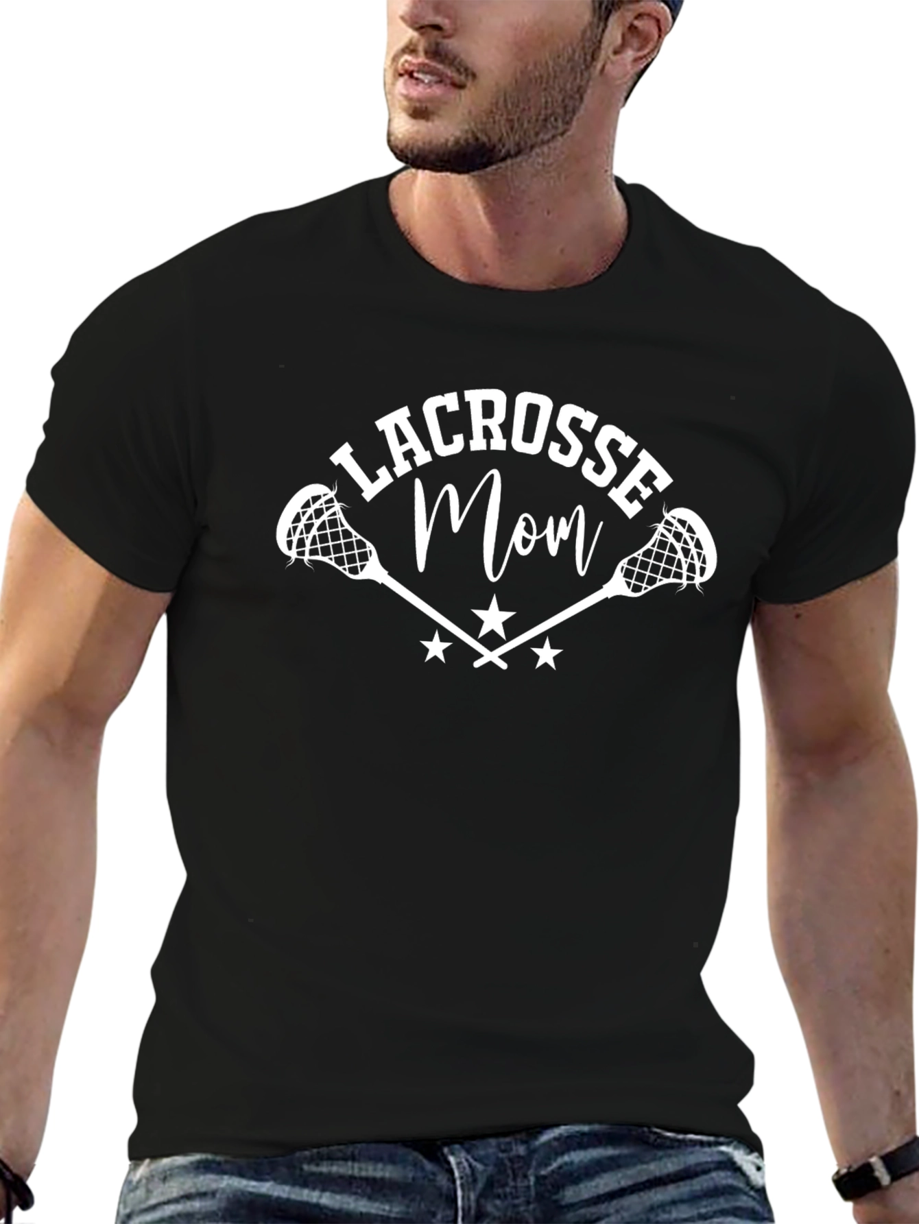Lacrosse Mom Graphic T-Shirt
