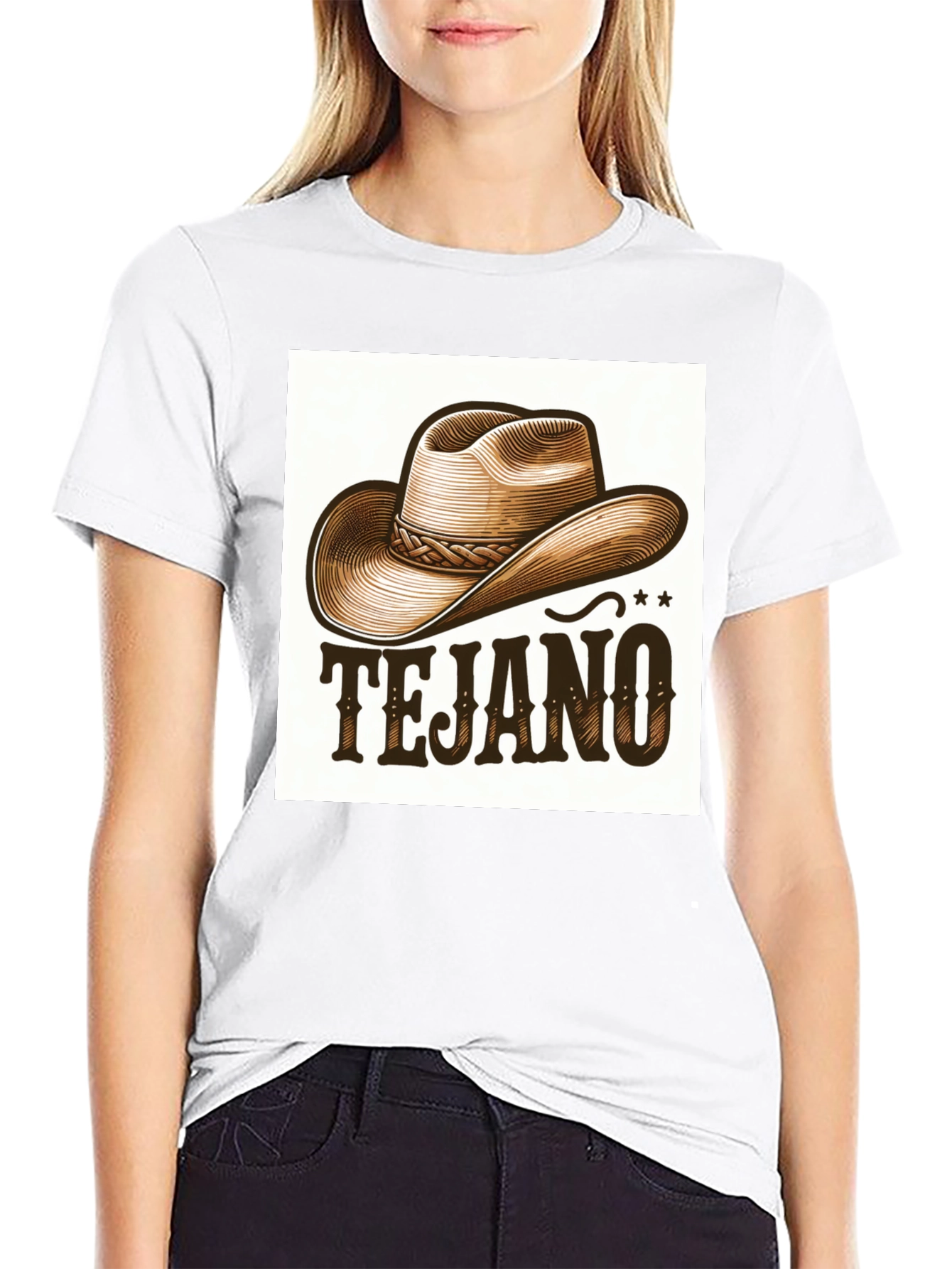 Tejano Cowboy Hat Graphic Tee - Stylish Western Wear