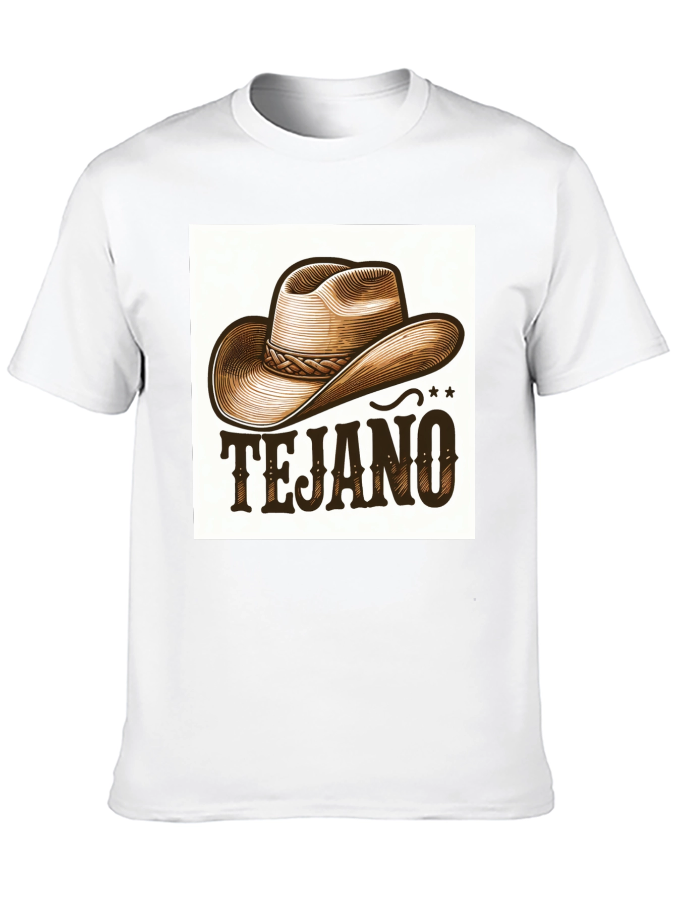Tejano Cowboy Hat Graphic Tee - Stylish Western Wear