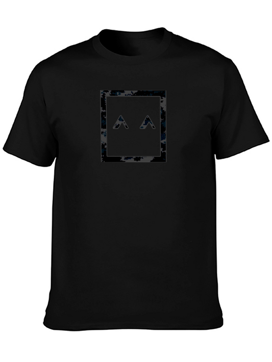 Pixel Camo Square Tee - Modern Minimalist Design