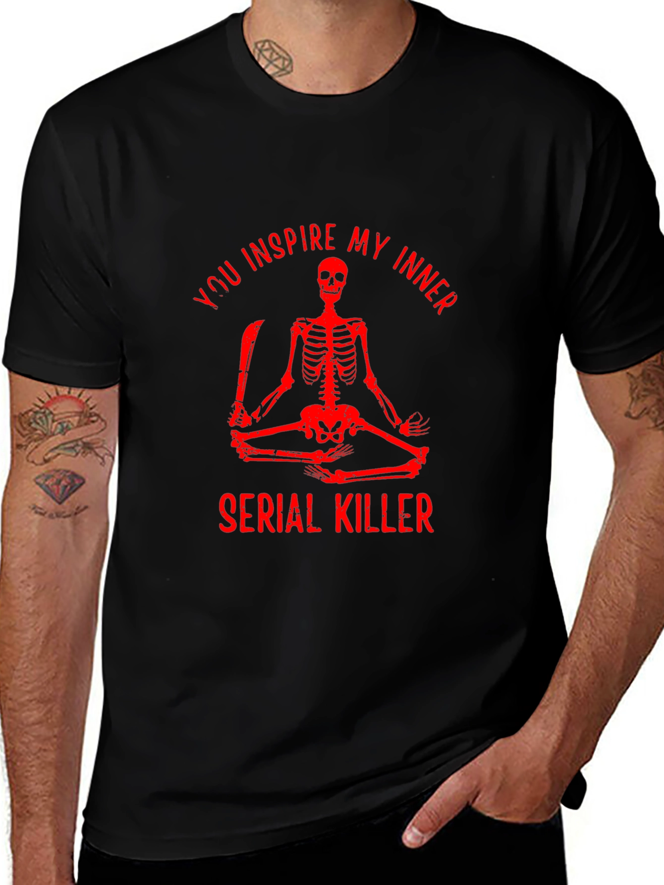 Inner Serial Killer T-Shirt - Red Graphic Tee