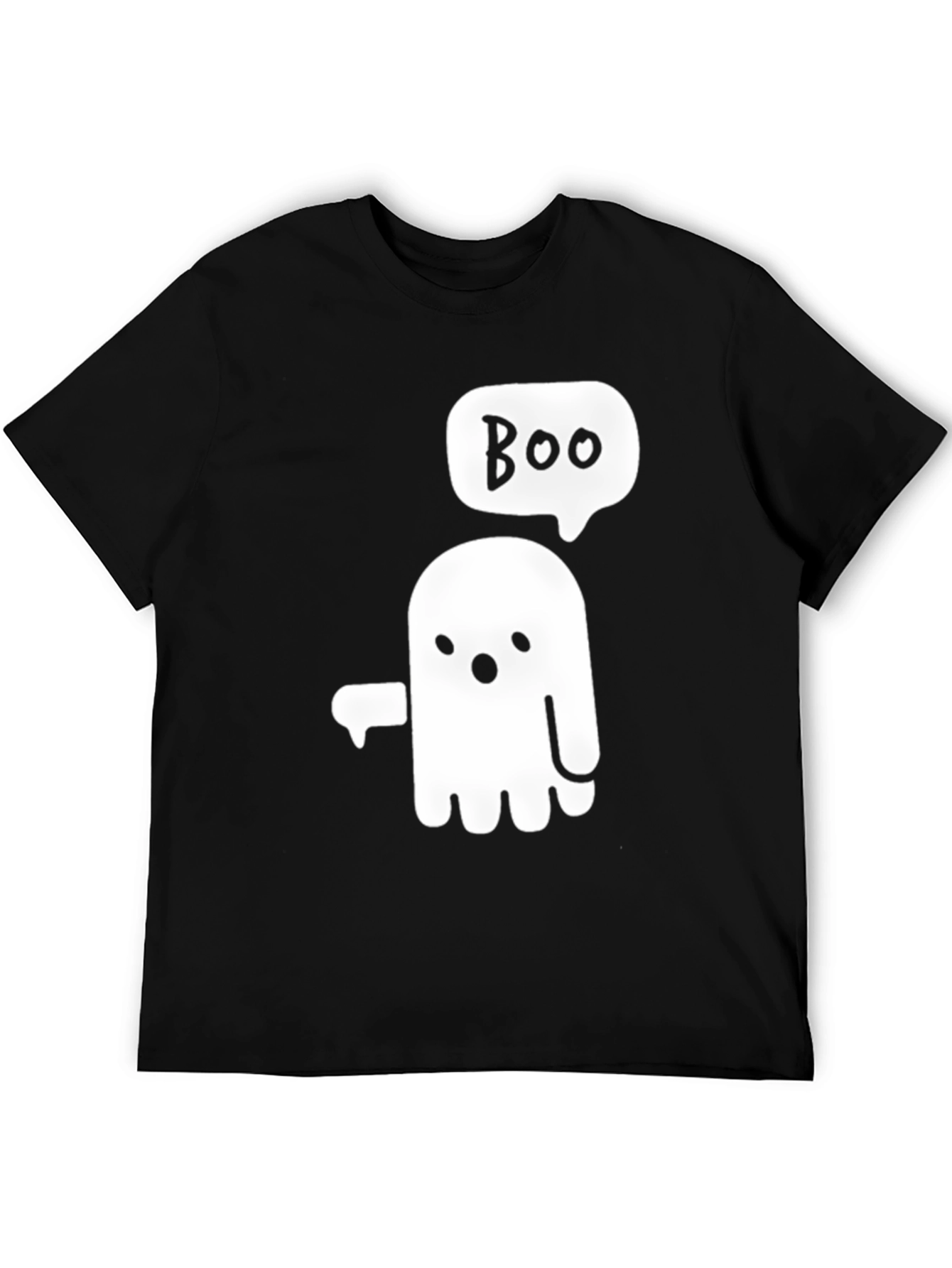 Boo Ghost Graphic Tee - Halloween Fun!
