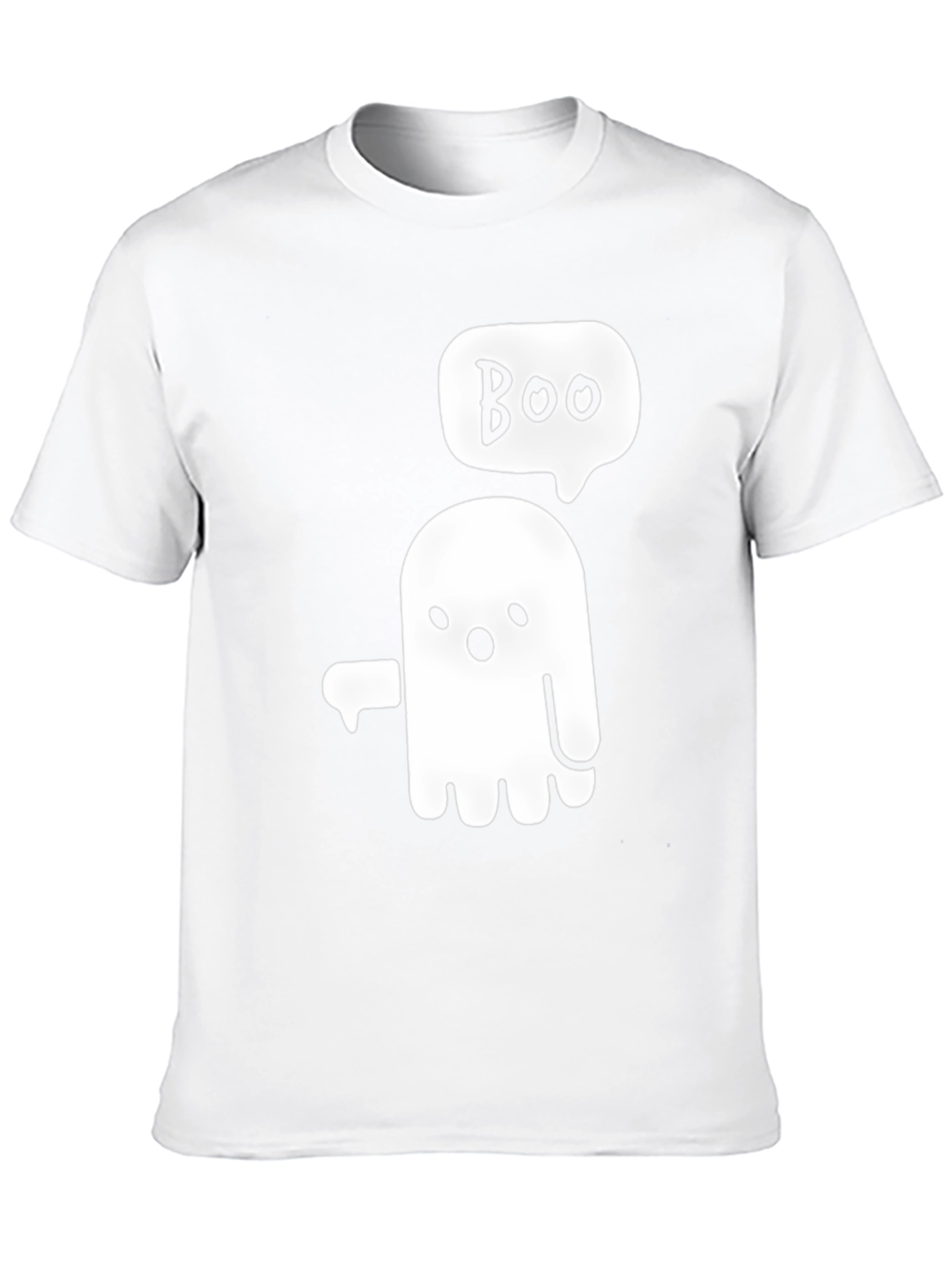 Boo Ghost Graphic Tee - Halloween Fun!