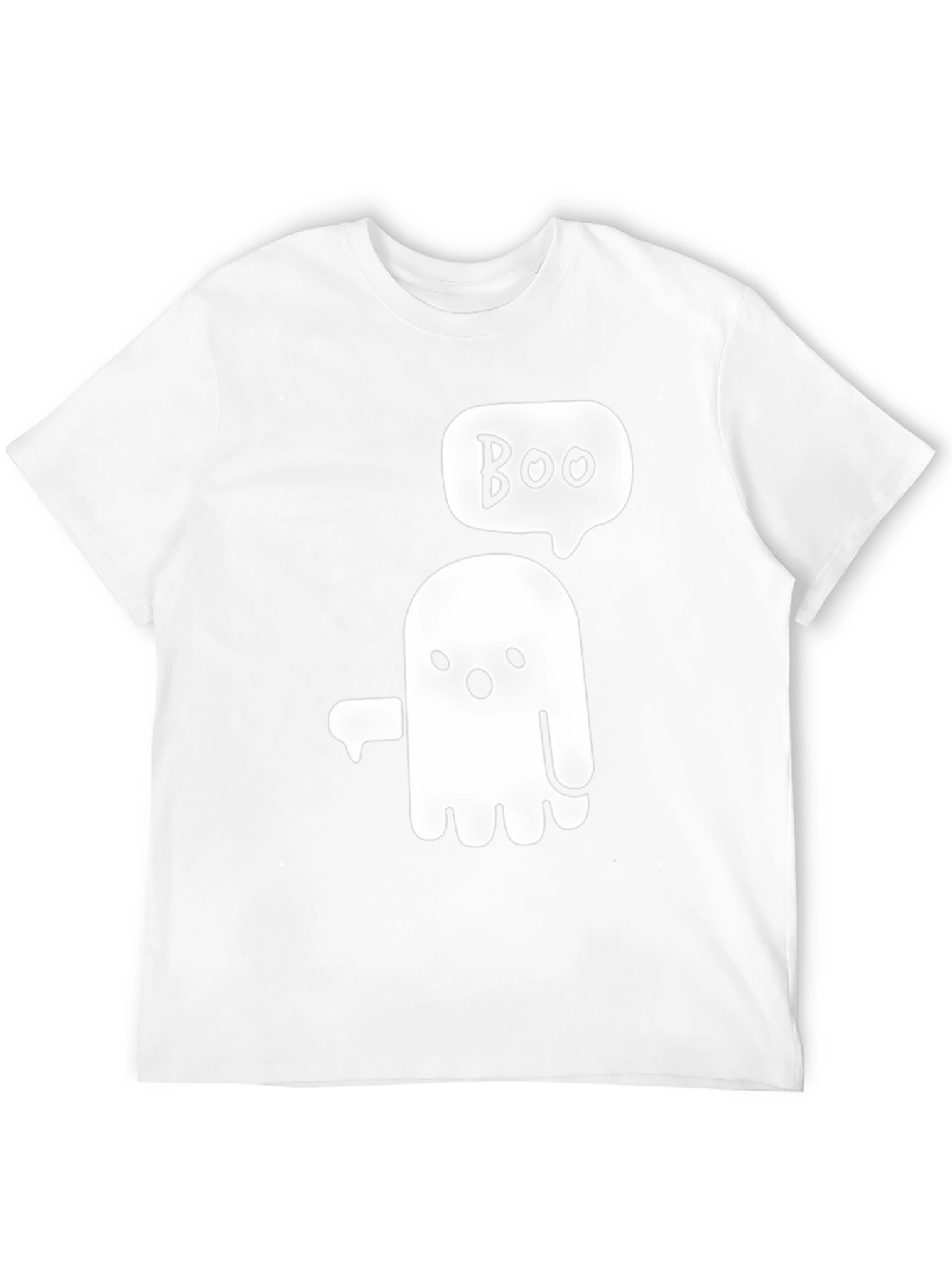 Boo Ghost Graphic Tee - Halloween Fun!