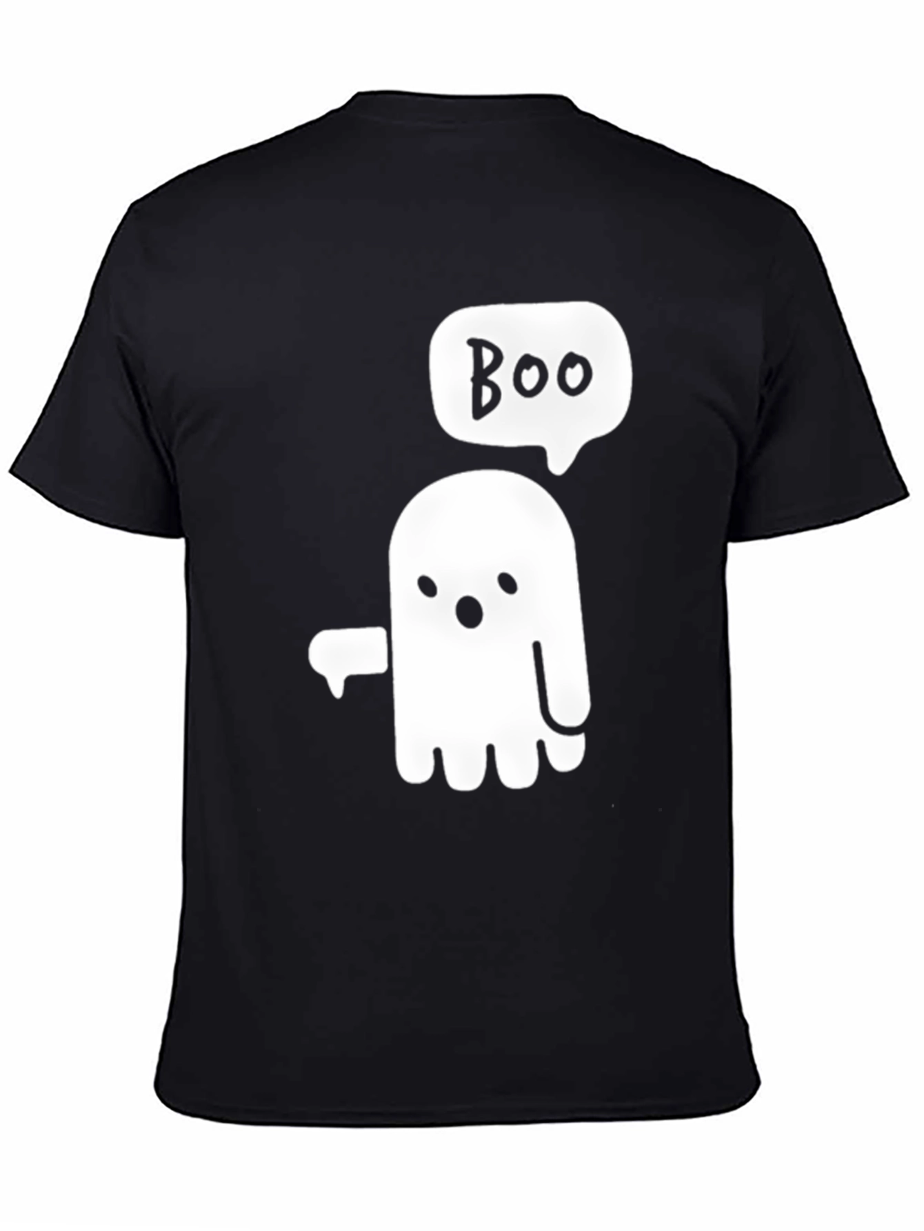 Boo Ghost Graphic Tee - Halloween Fun!