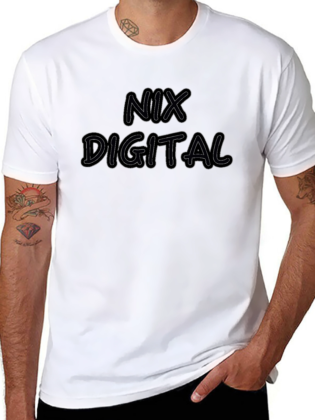 NIX Digital Black T-Shirt