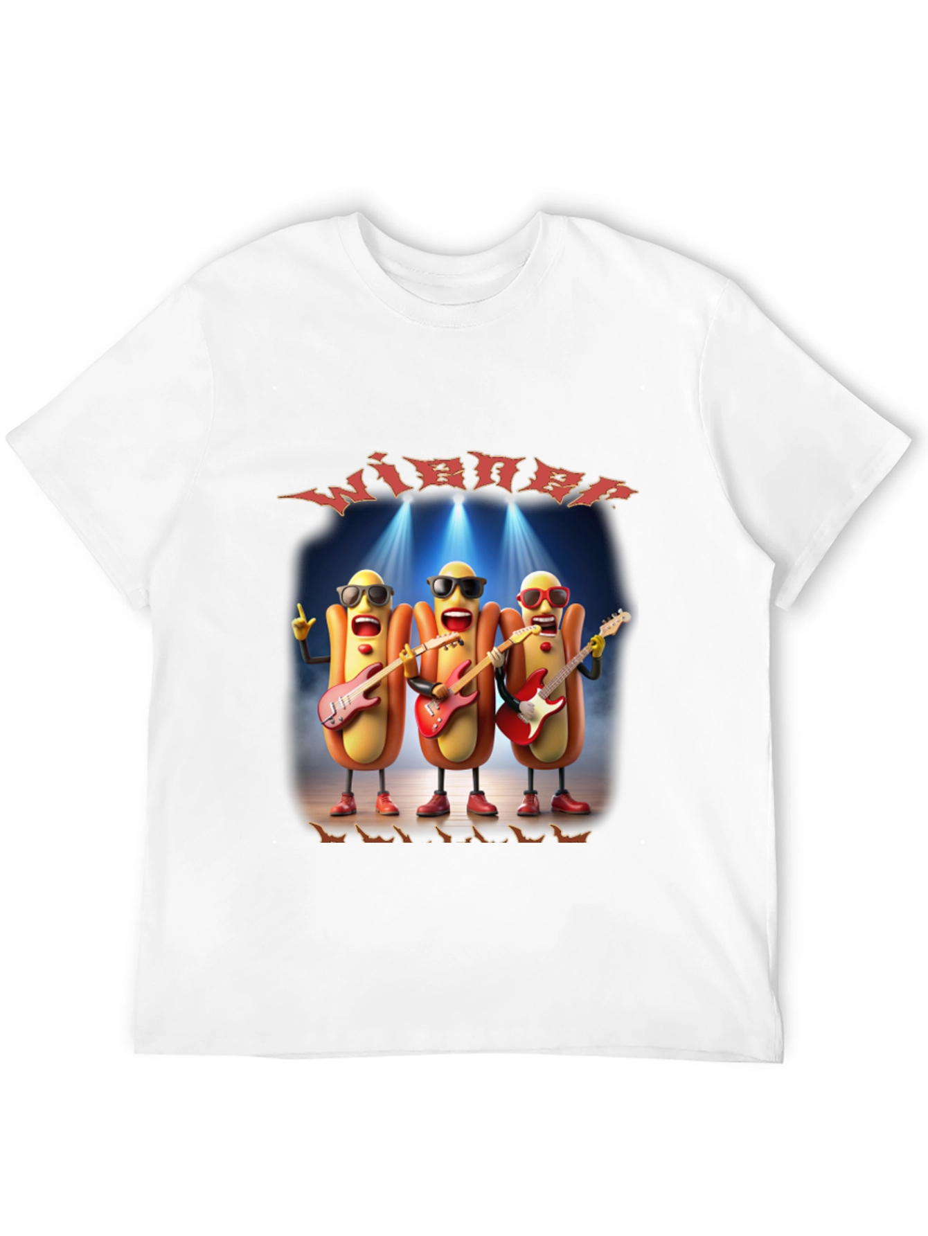 Wiener Guitar Band Graphic T-Shirt