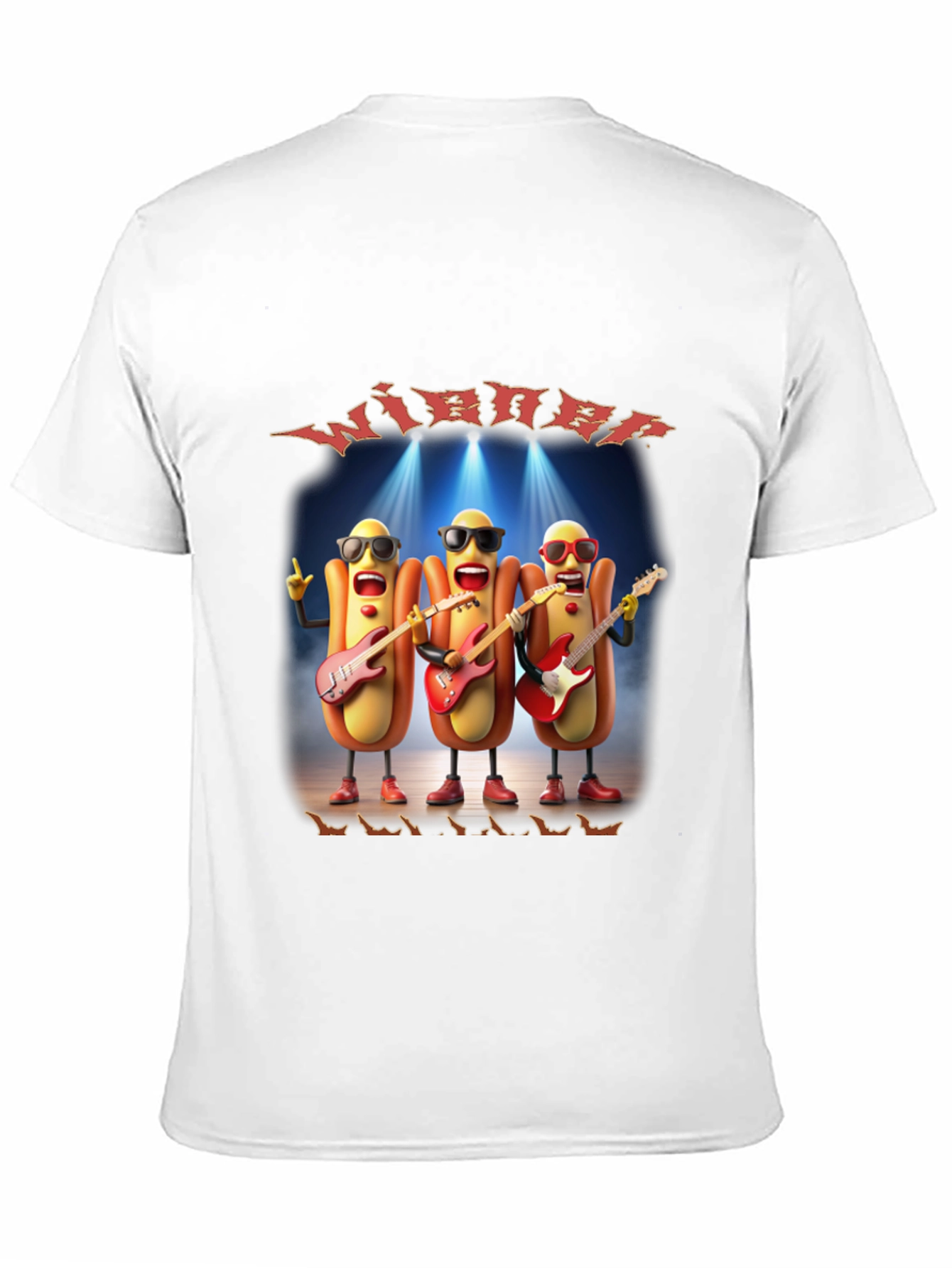 Wiener Guitar Band Graphic T-Shirt