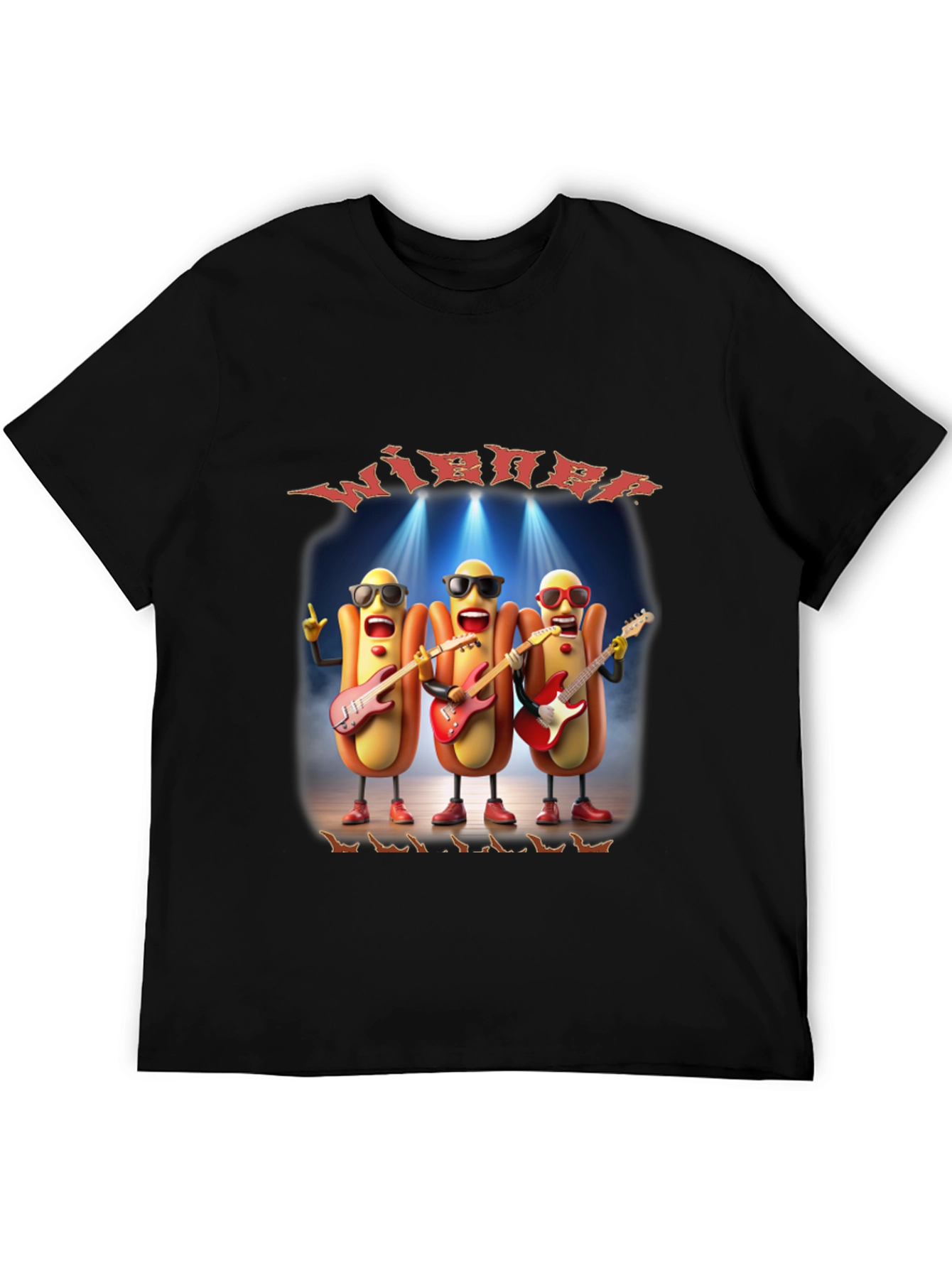 Wiener Guitar Band Graphic T-Shirt