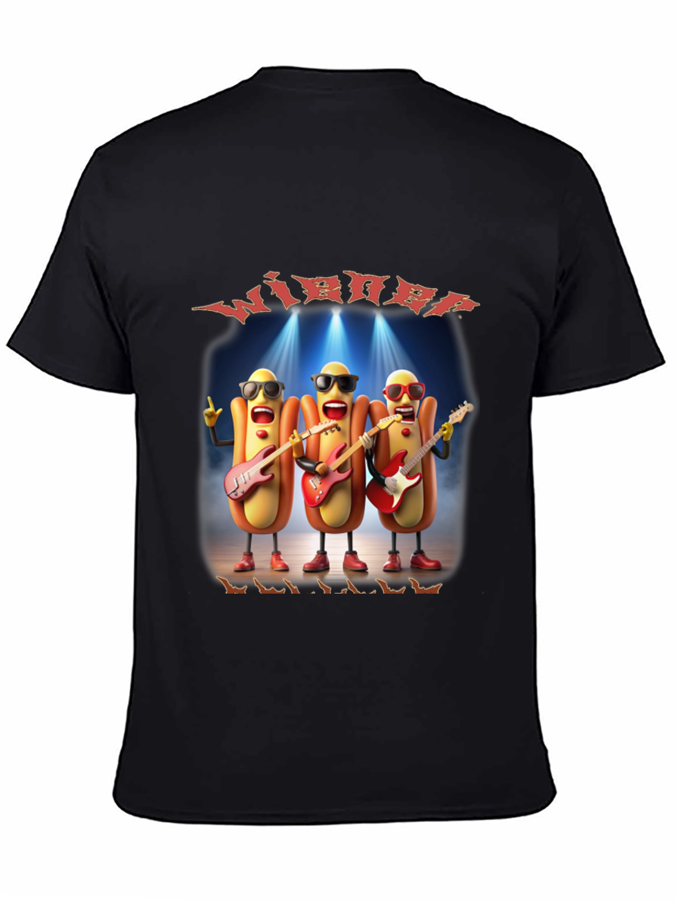 Wiener Guitar Band Graphic T-Shirt