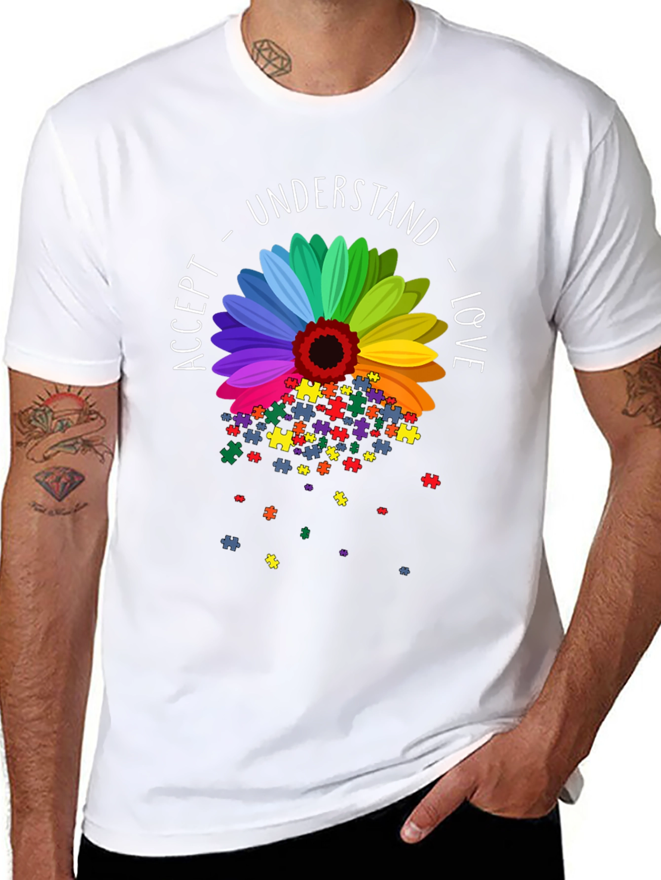 Autism Awareness Flower T-Shirt
