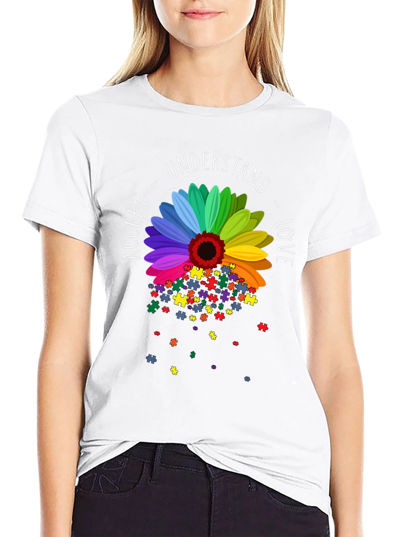 Autism Awareness Flower T-Shirt
