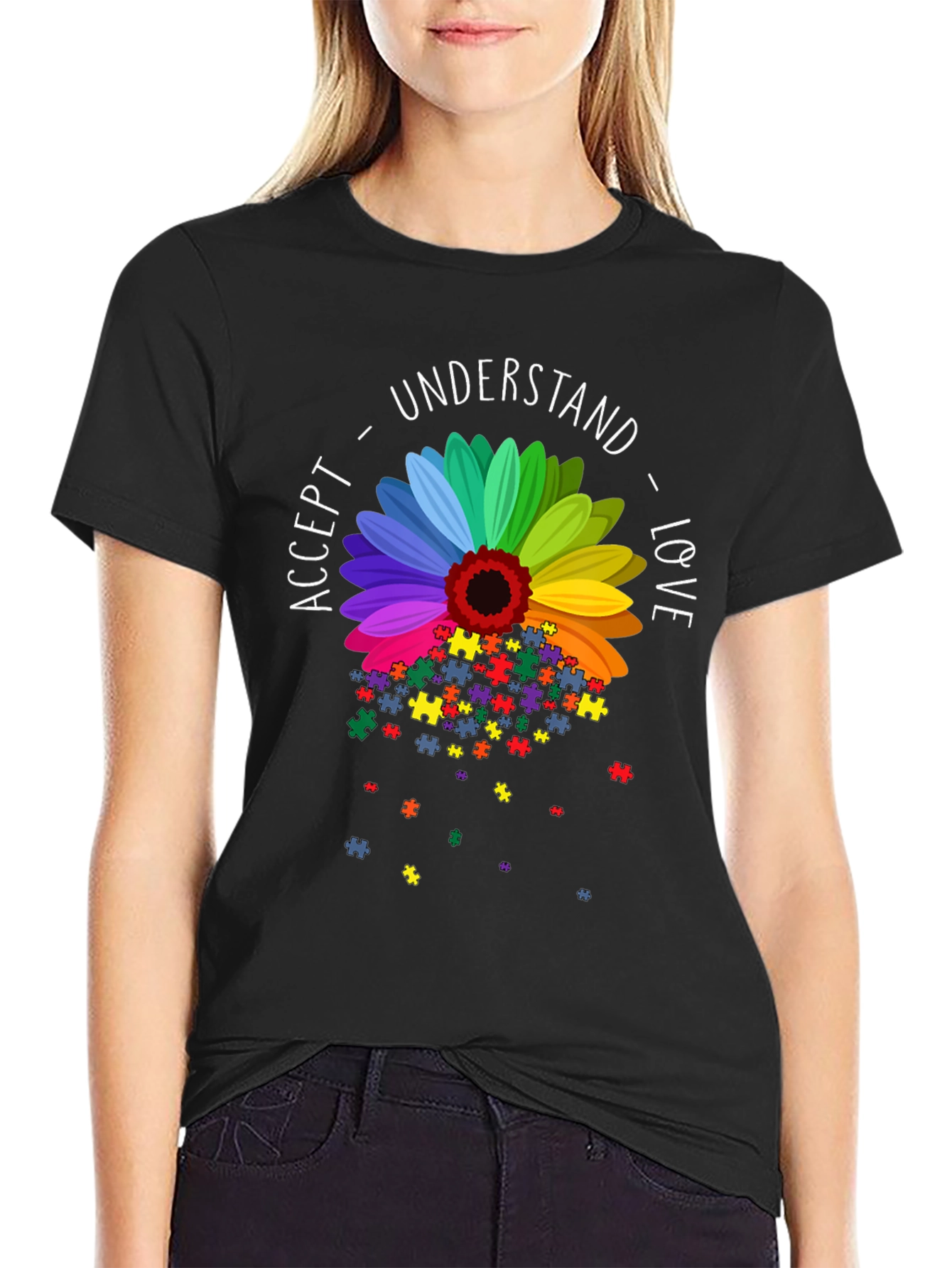 Autism Awareness Flower T-Shirt