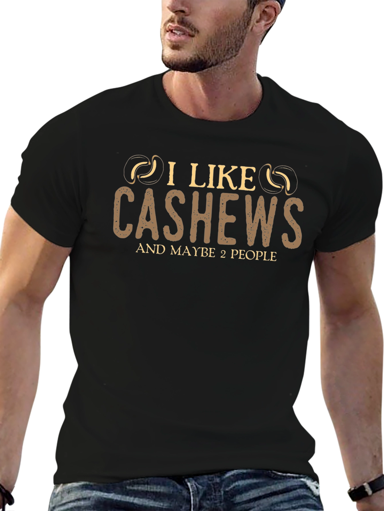 I Like Cashews Funny Graphic T-Shirt