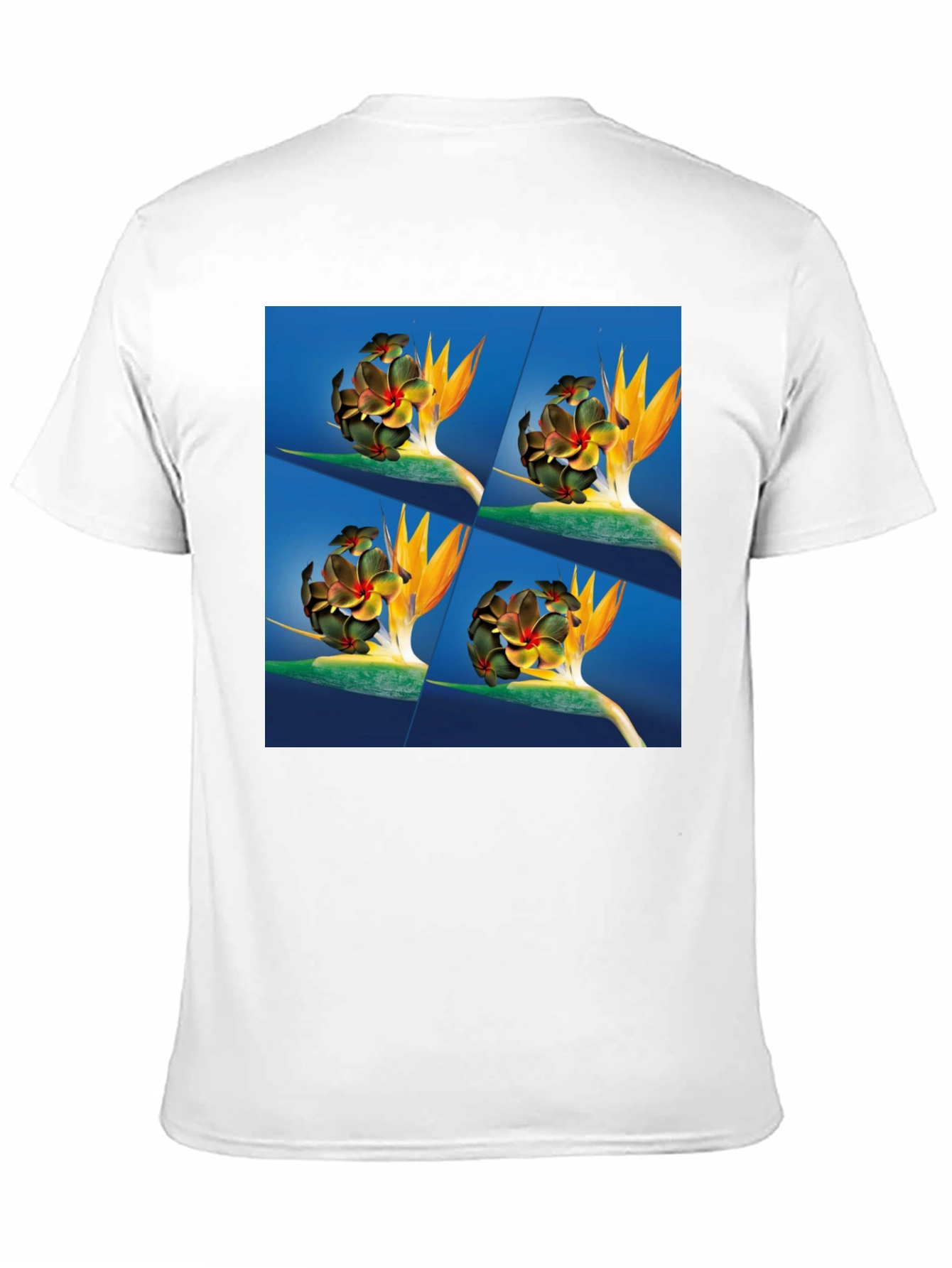 Tropical Flower Print T-Shirt