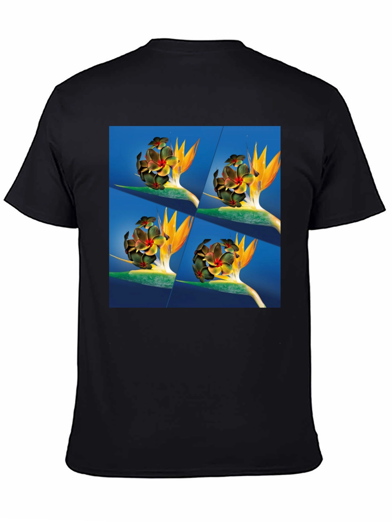 Tropical Flower Print T-Shirt