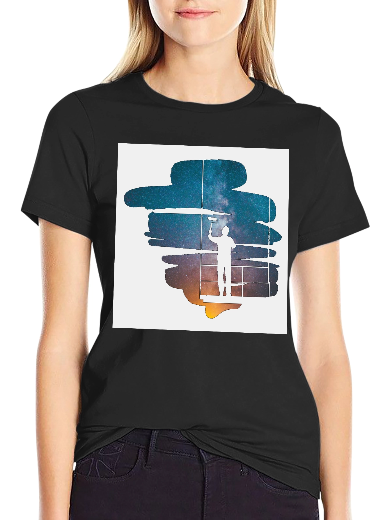Painterly Galaxy Graphic Tee - Unisex