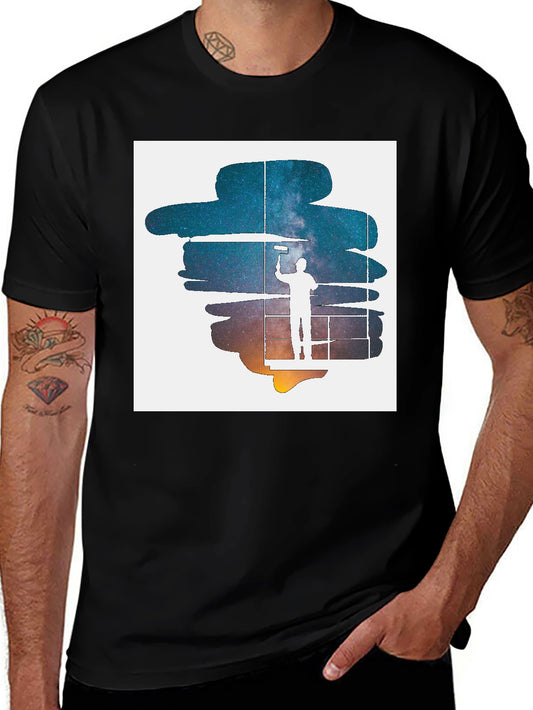 Painterly Galaxy Graphic Tee - Unisex
