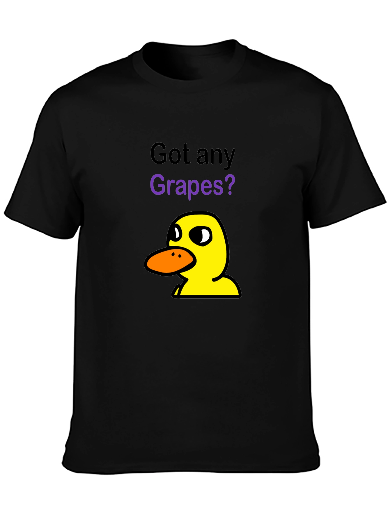 Got Any Grapes? T-Shirt | Funny Cartoon Duck Tee