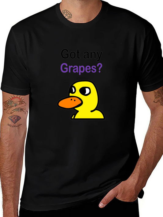 Got Any Grapes? T-Shirt | Funny Cartoon Duck Tee