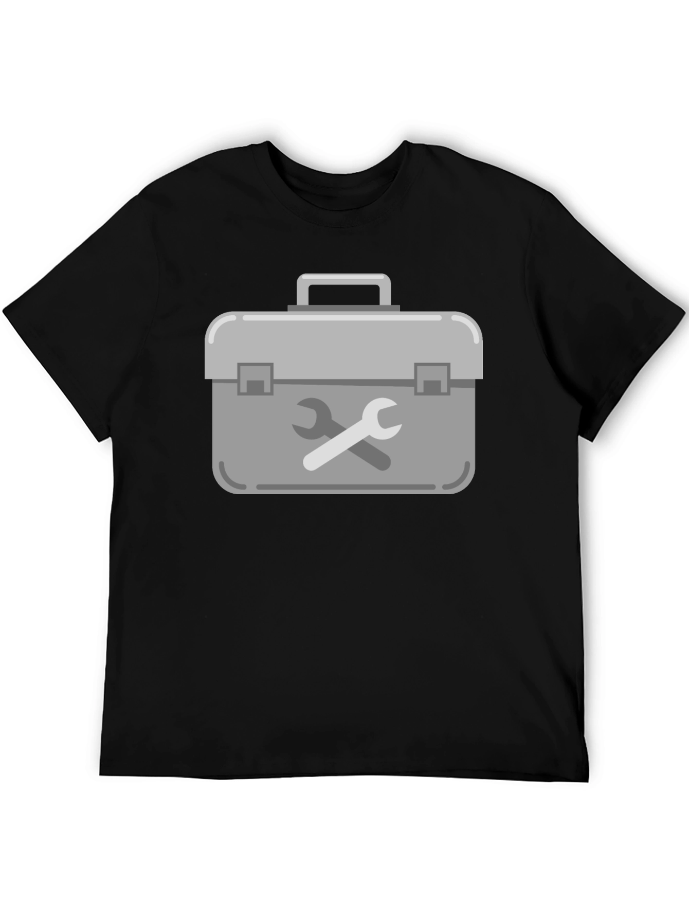 Toolbox Graphic Tee - Black Crew Neck T-Shirt