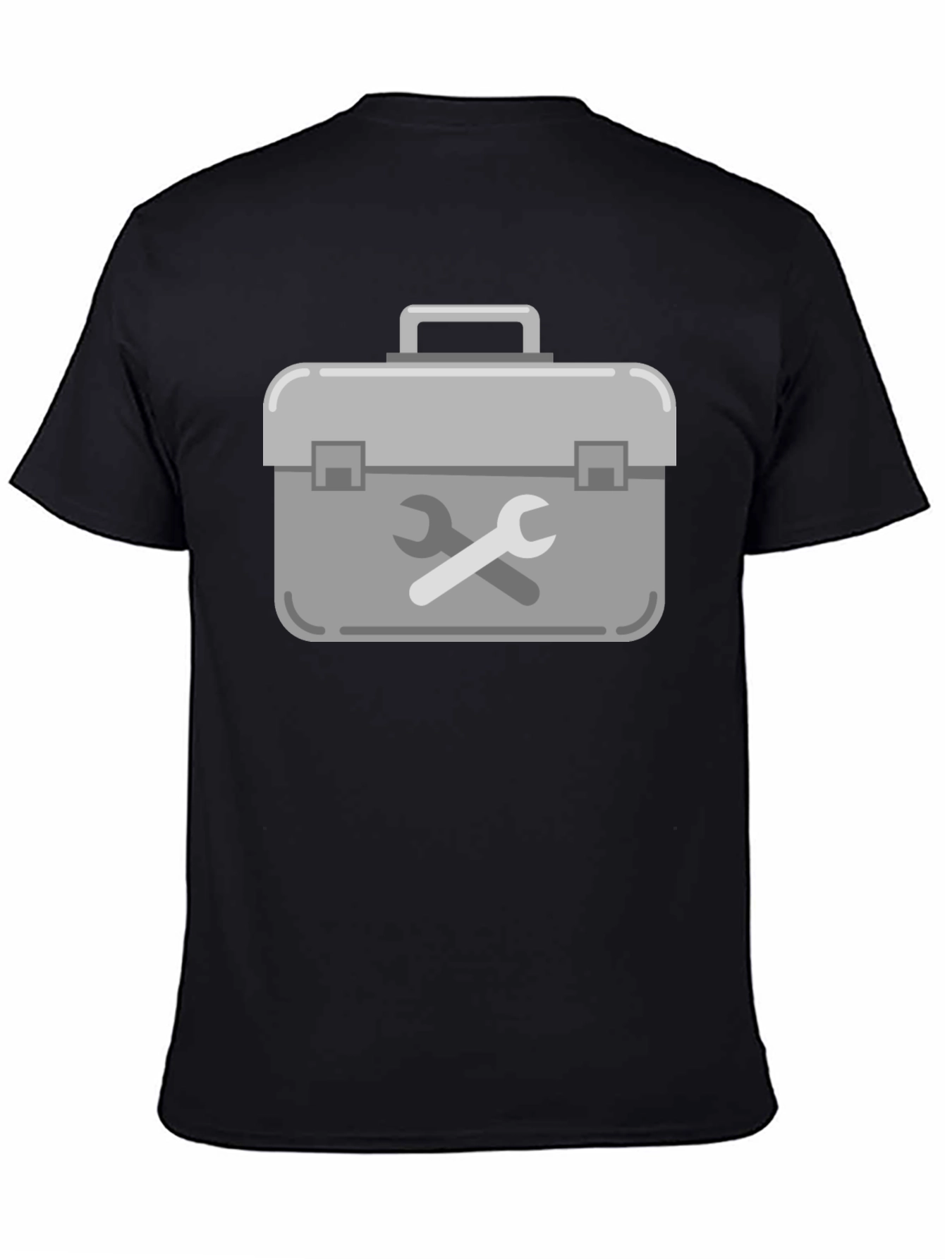 Toolbox Graphic Tee - Black Crew Neck T-Shirt