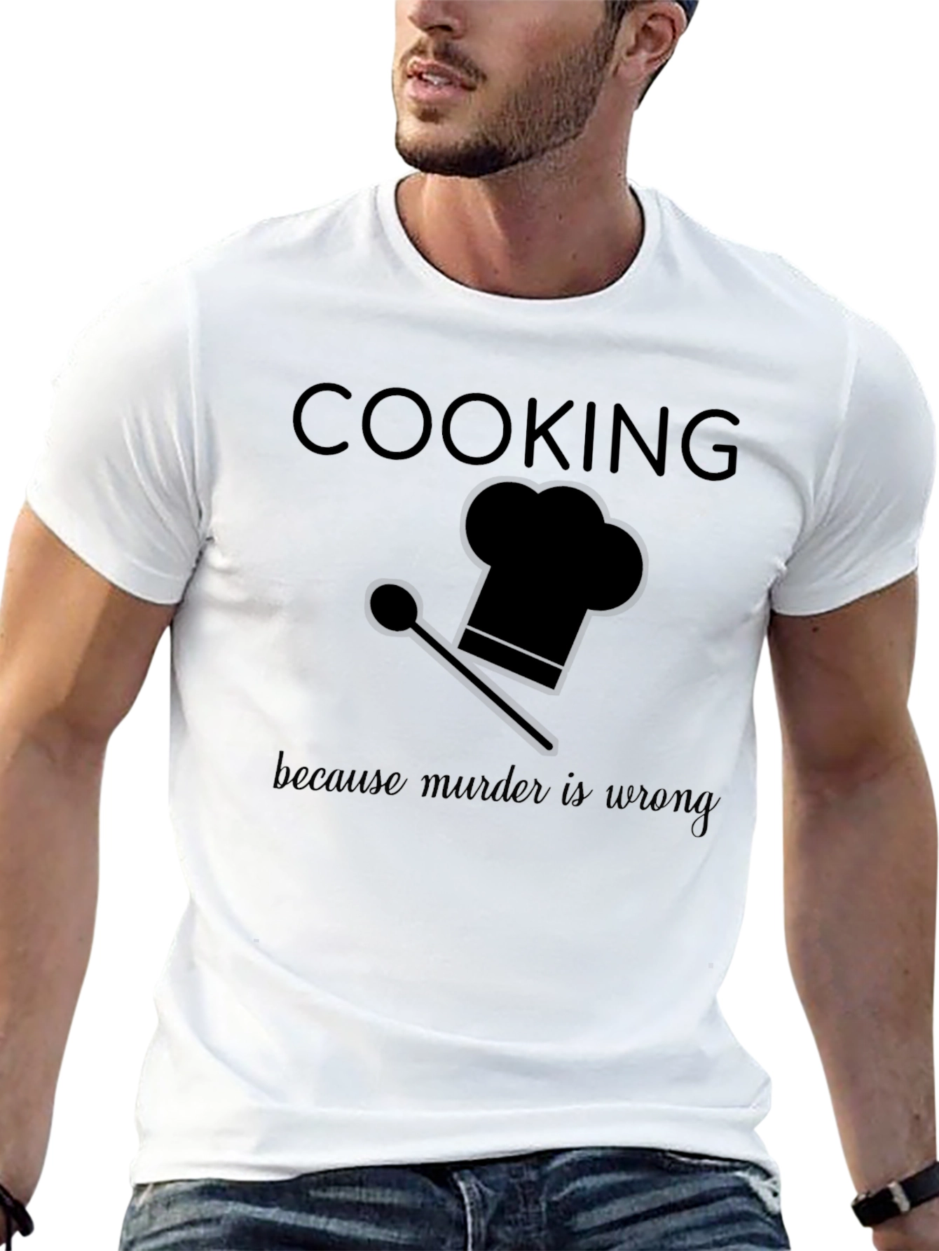 Cooking Because Murder Is Wrong T-Shirt