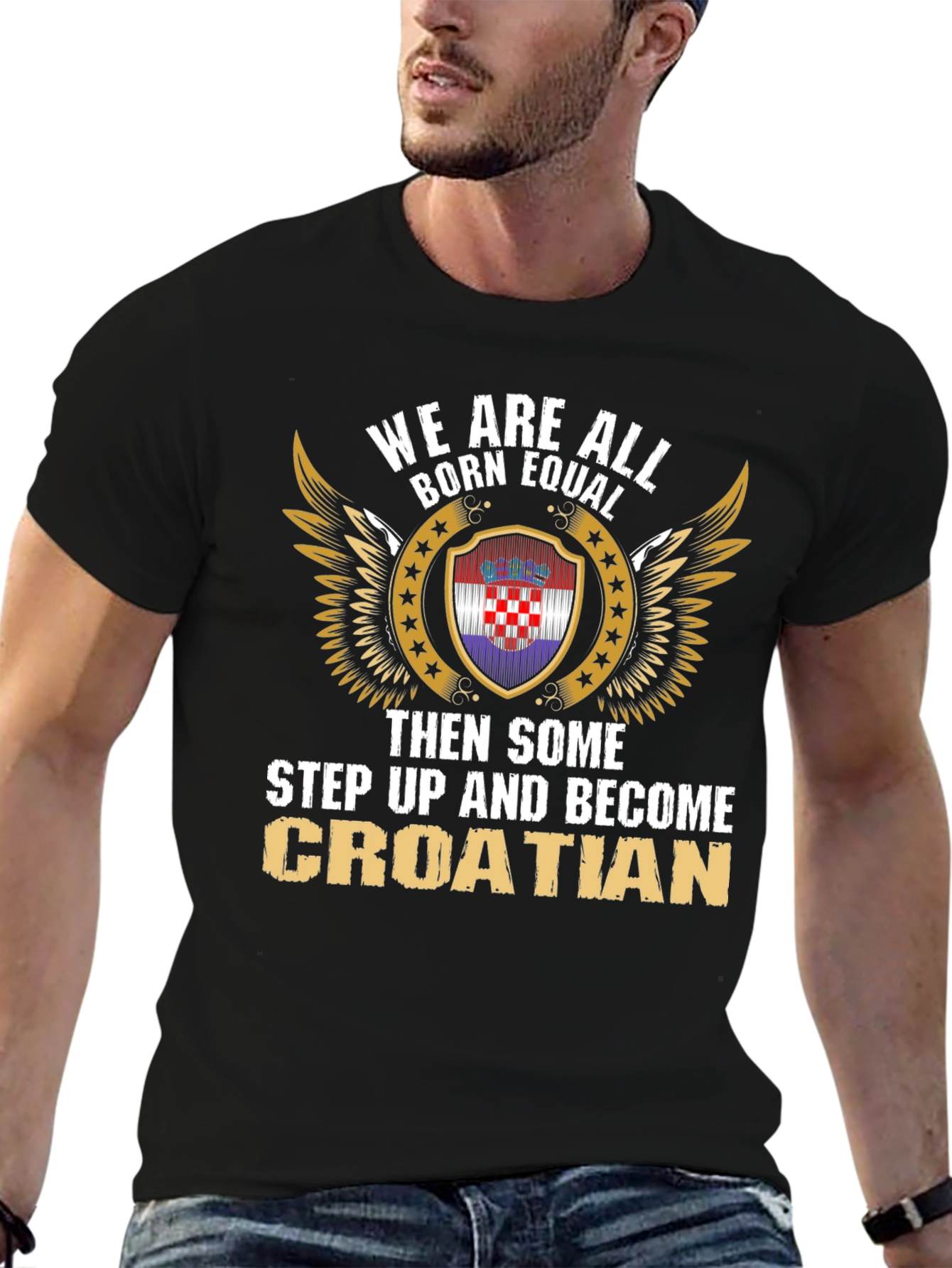 Croatian Pride Graphic T-Shirt