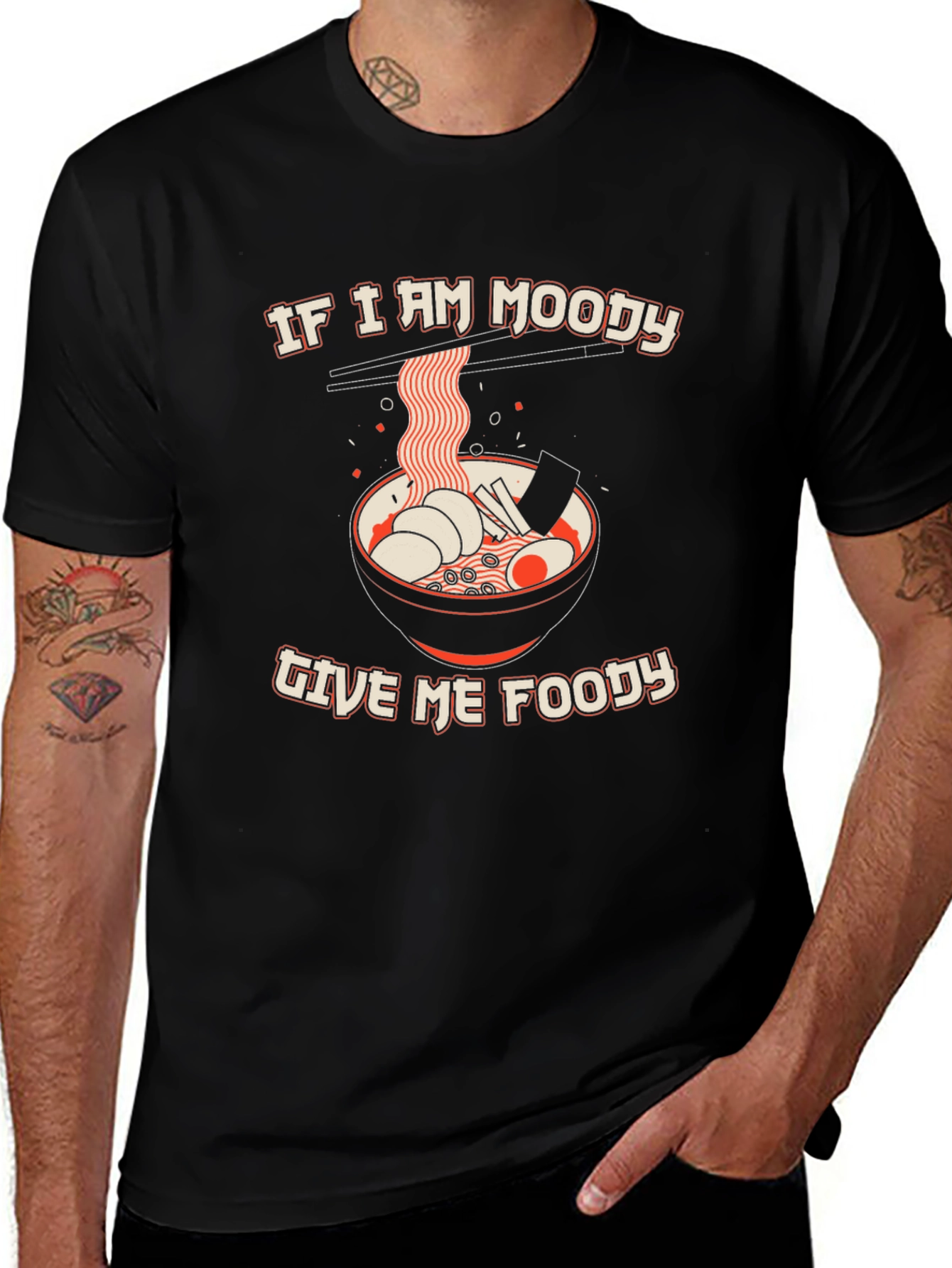 Moody Foody Ramen Graphic T-Shirt