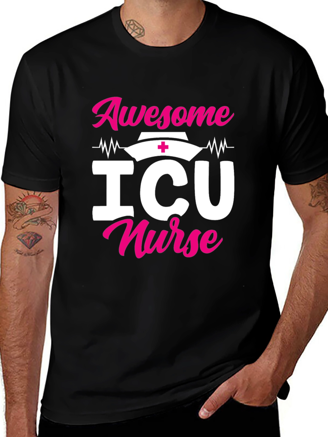Awesome ICU Nurse T-Shirt