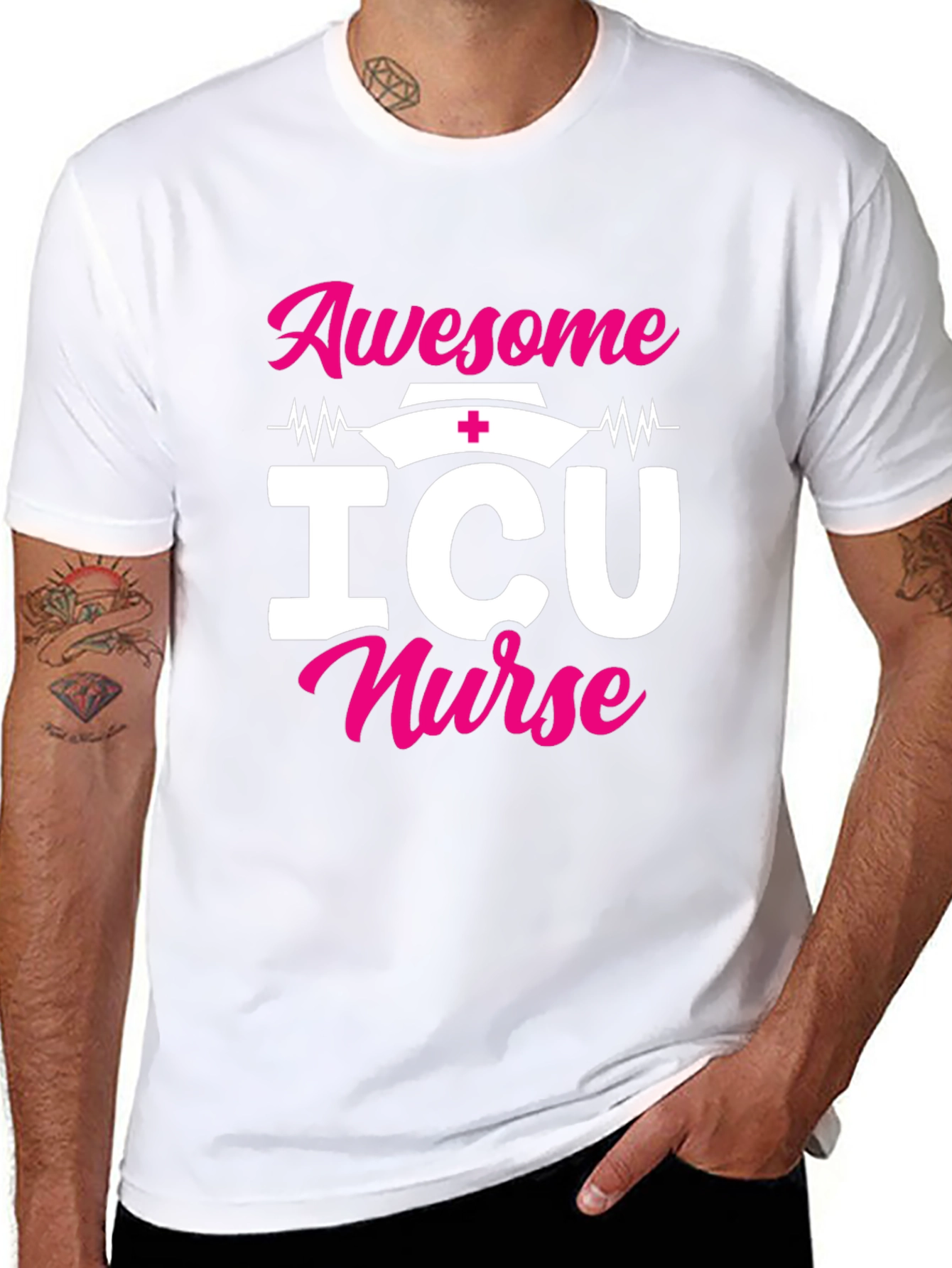 Awesome ICU Nurse T-Shirt
