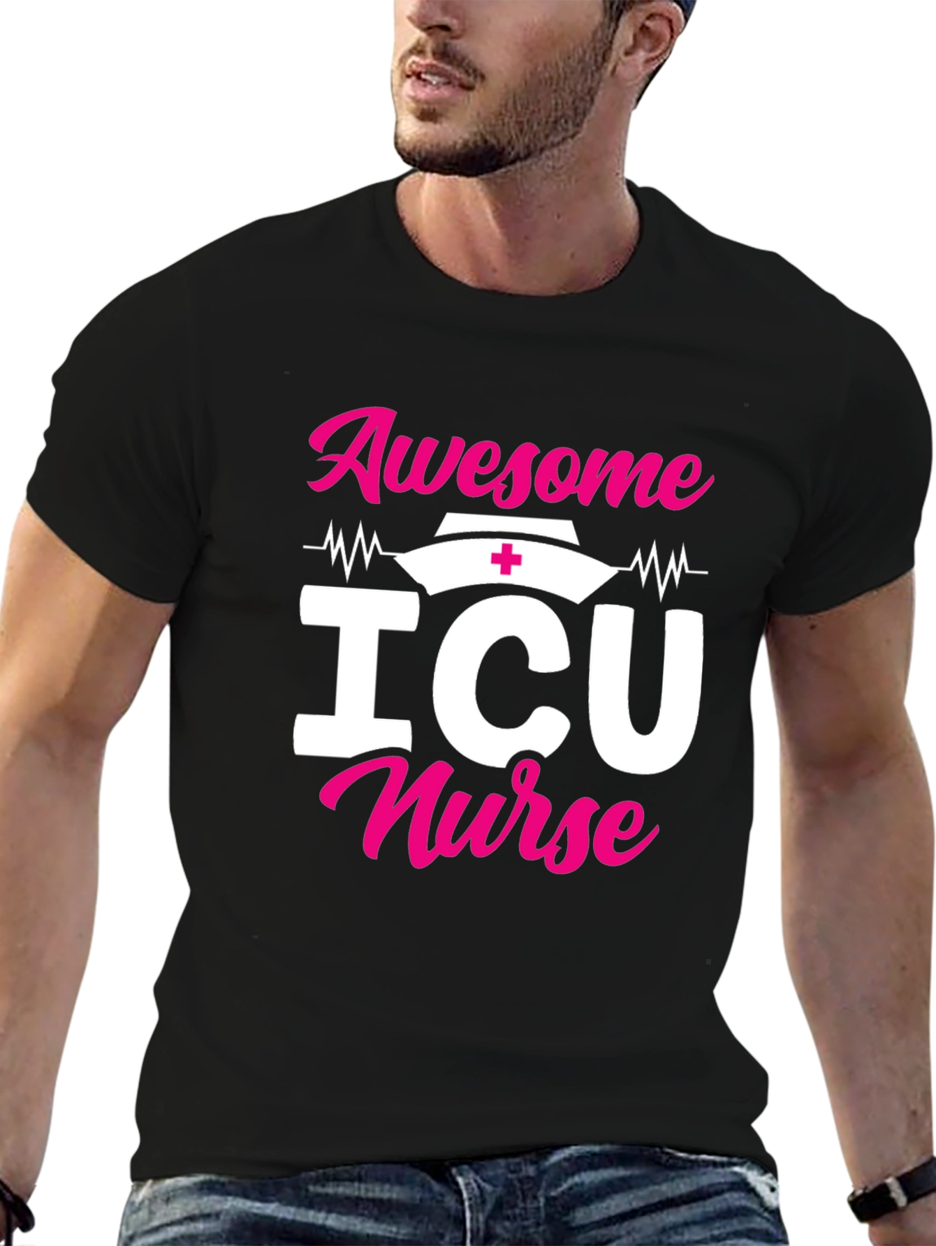 Awesome ICU Nurse T-Shirt