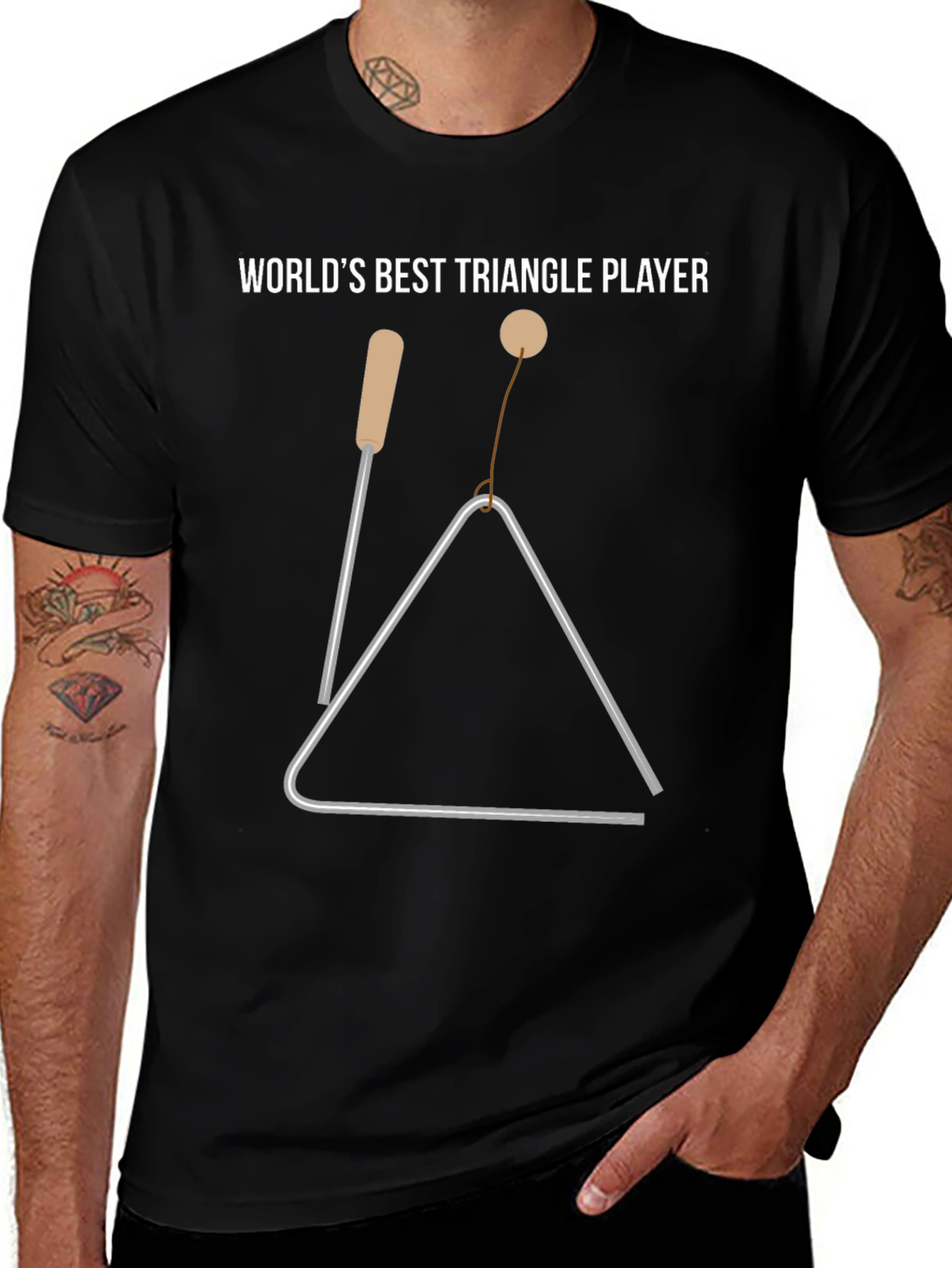 Worlds Best Triangle Player T-Shirt