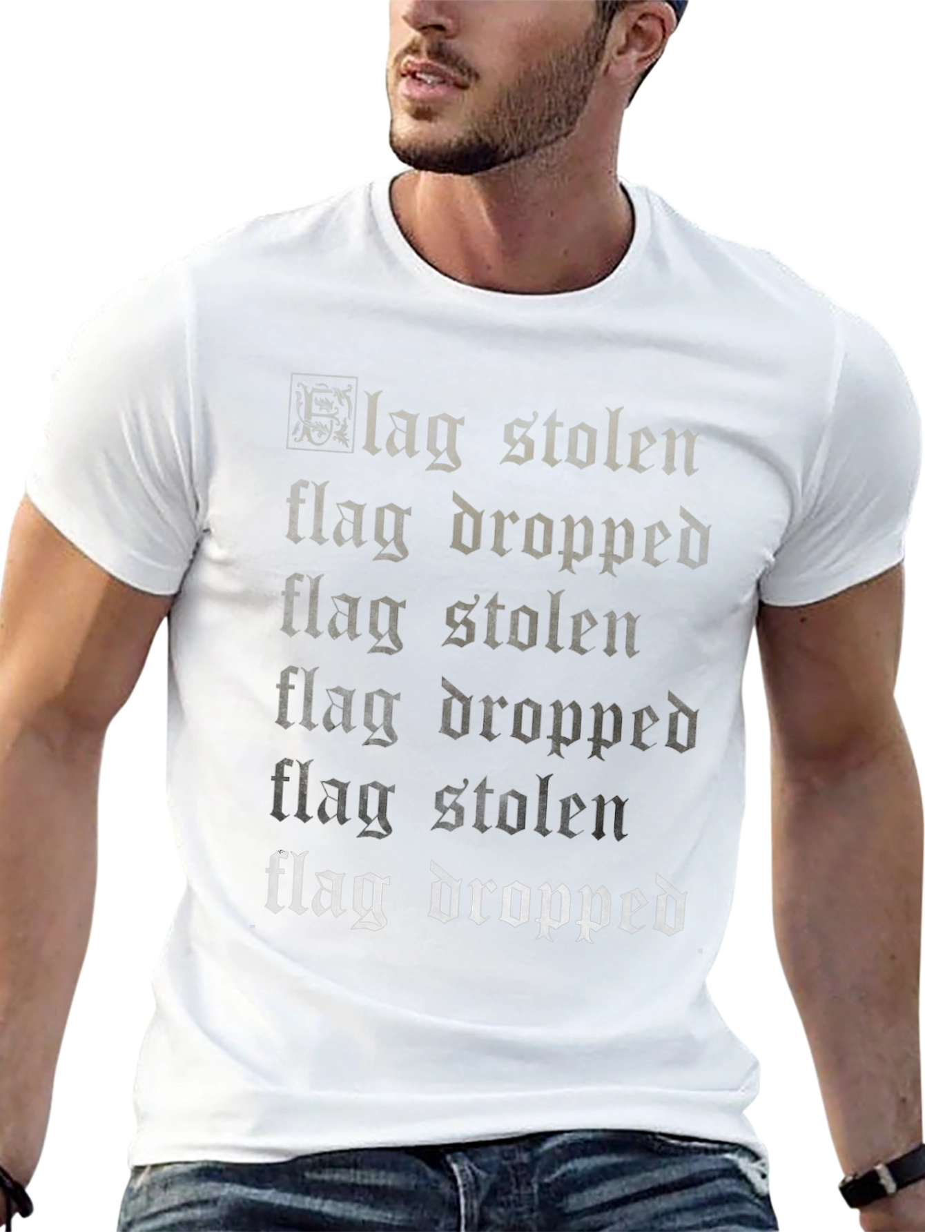 Flag Stolen Flag Dropped Graphic T-Shirt