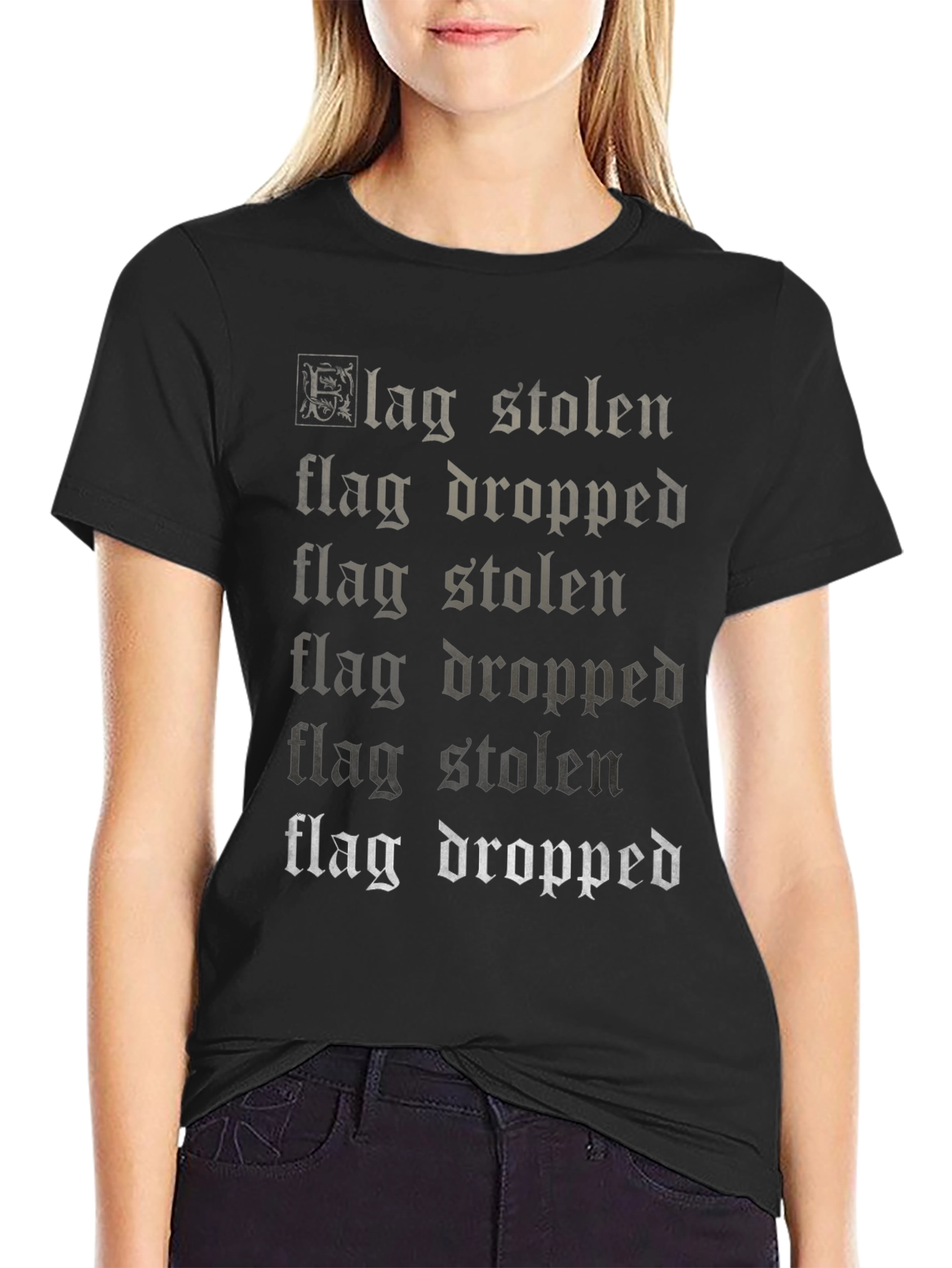 Flag Stolen Flag Dropped Graphic T-Shirt