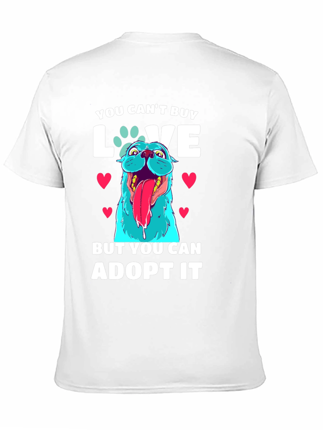Adopt Dont Shop - Dog Graphic T-Shirt