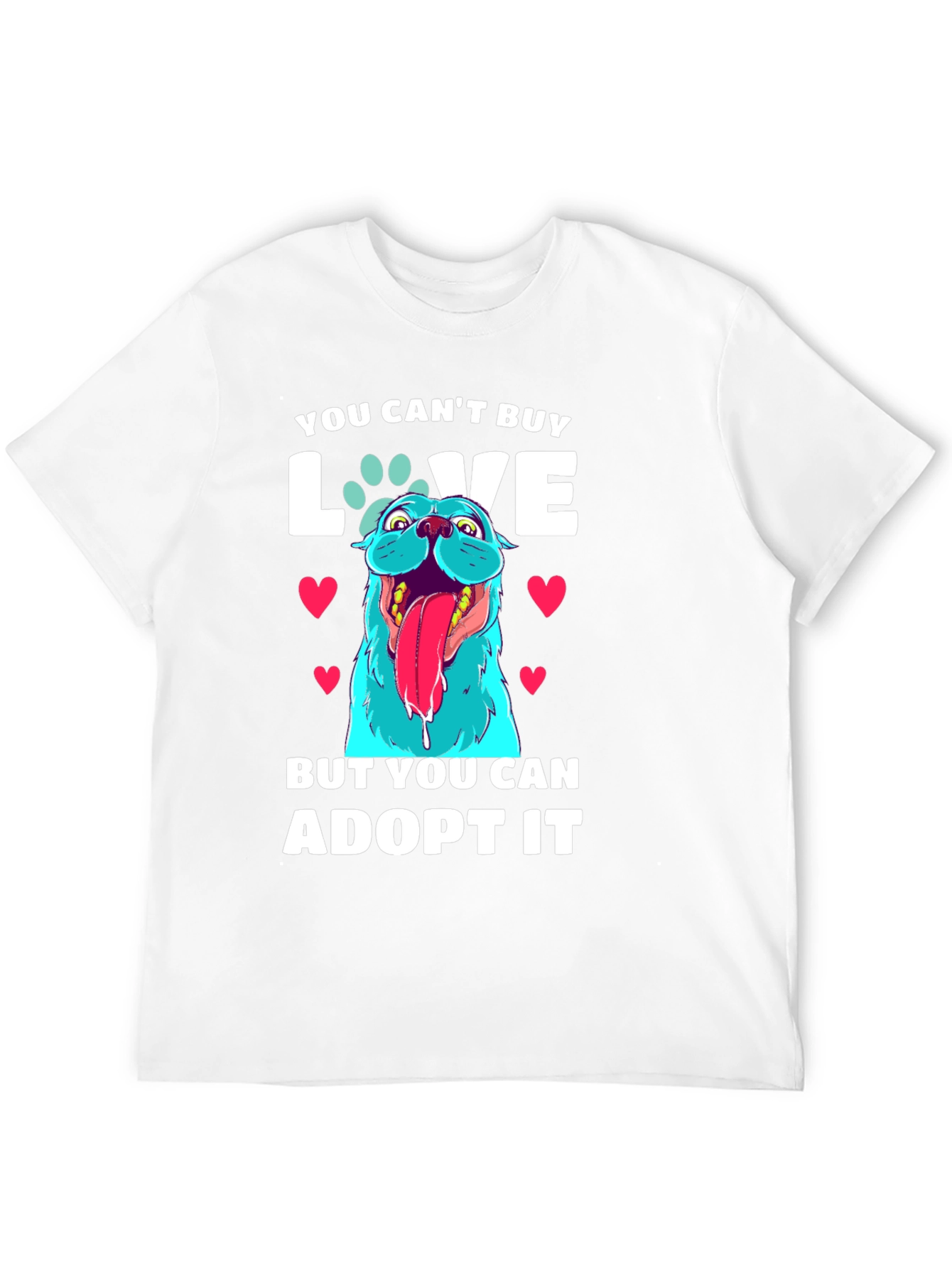 Adopt Dont Shop - Dog Graphic T-Shirt