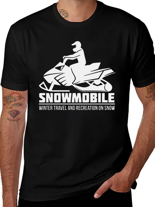Snowmobile Winter Travel Recreation T-Shirt