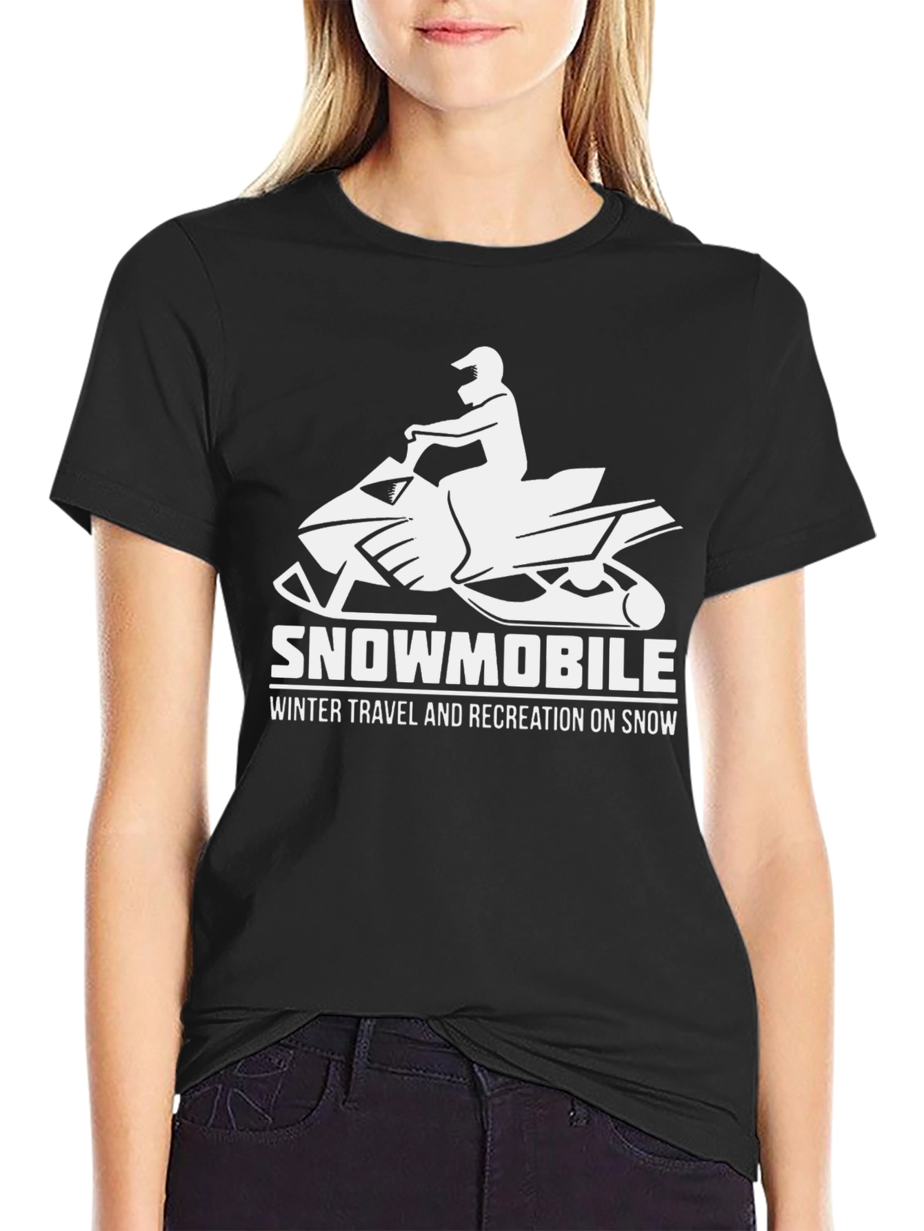 Snowmobile Winter Travel Recreation T-Shirt