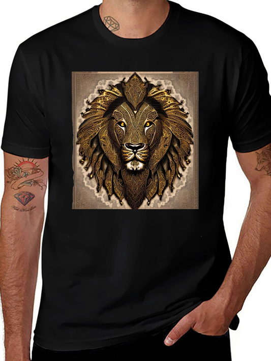 Lion King Graphic T-Shirt - Stylish Black Tee