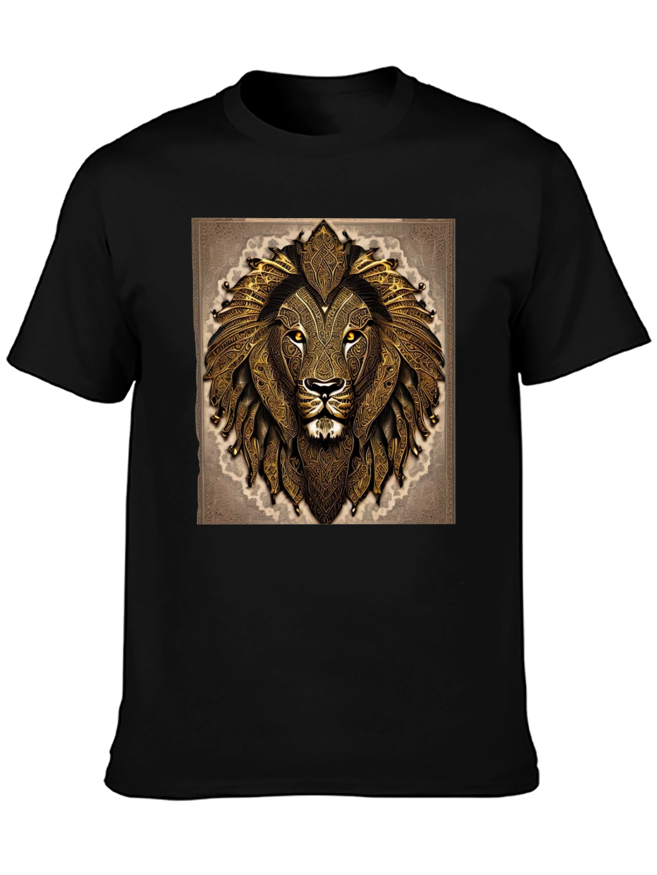 Lion King Graphic T-Shirt - Stylish Black Tee