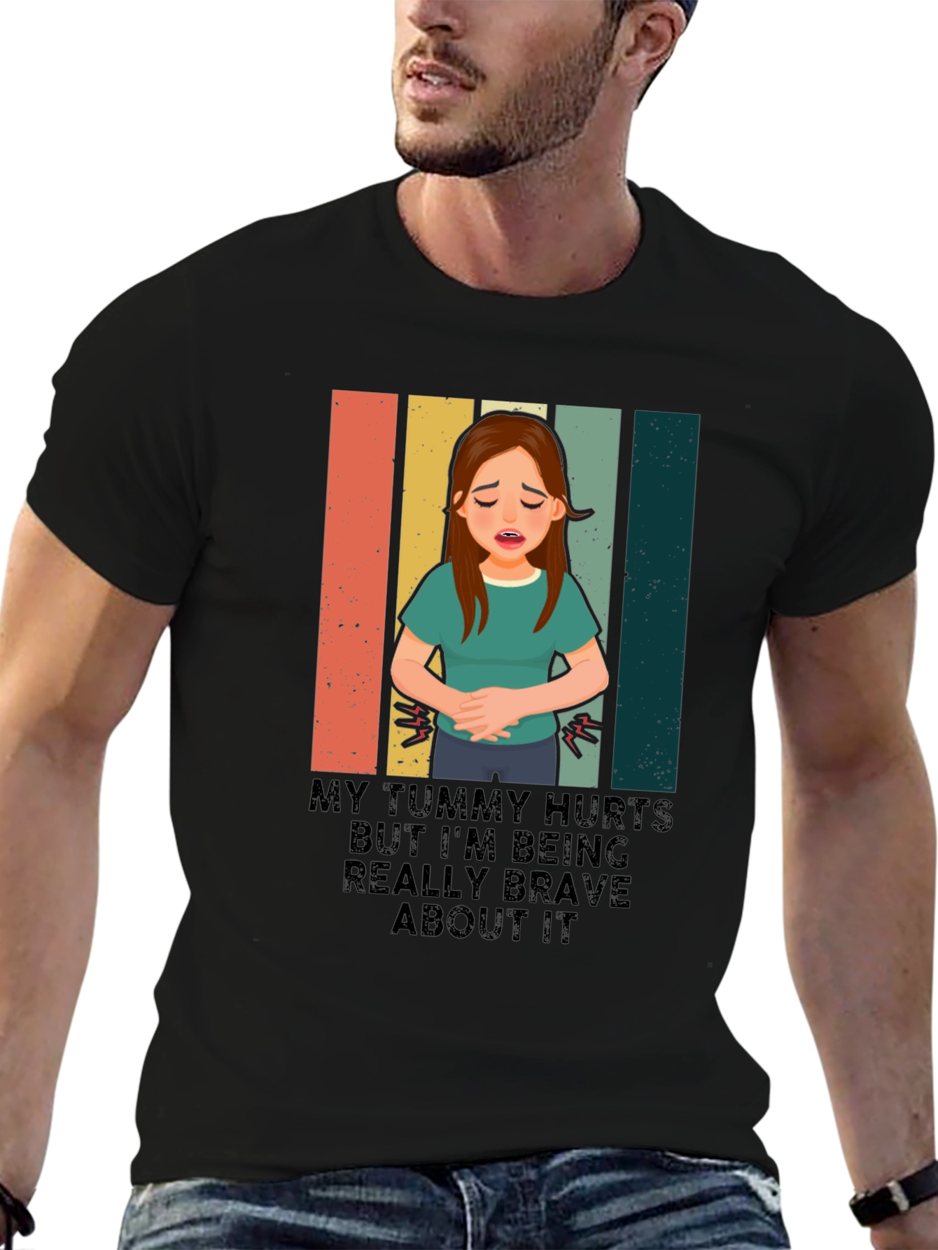 Tummy Hurts Graphic Tee - Unisex Comfort