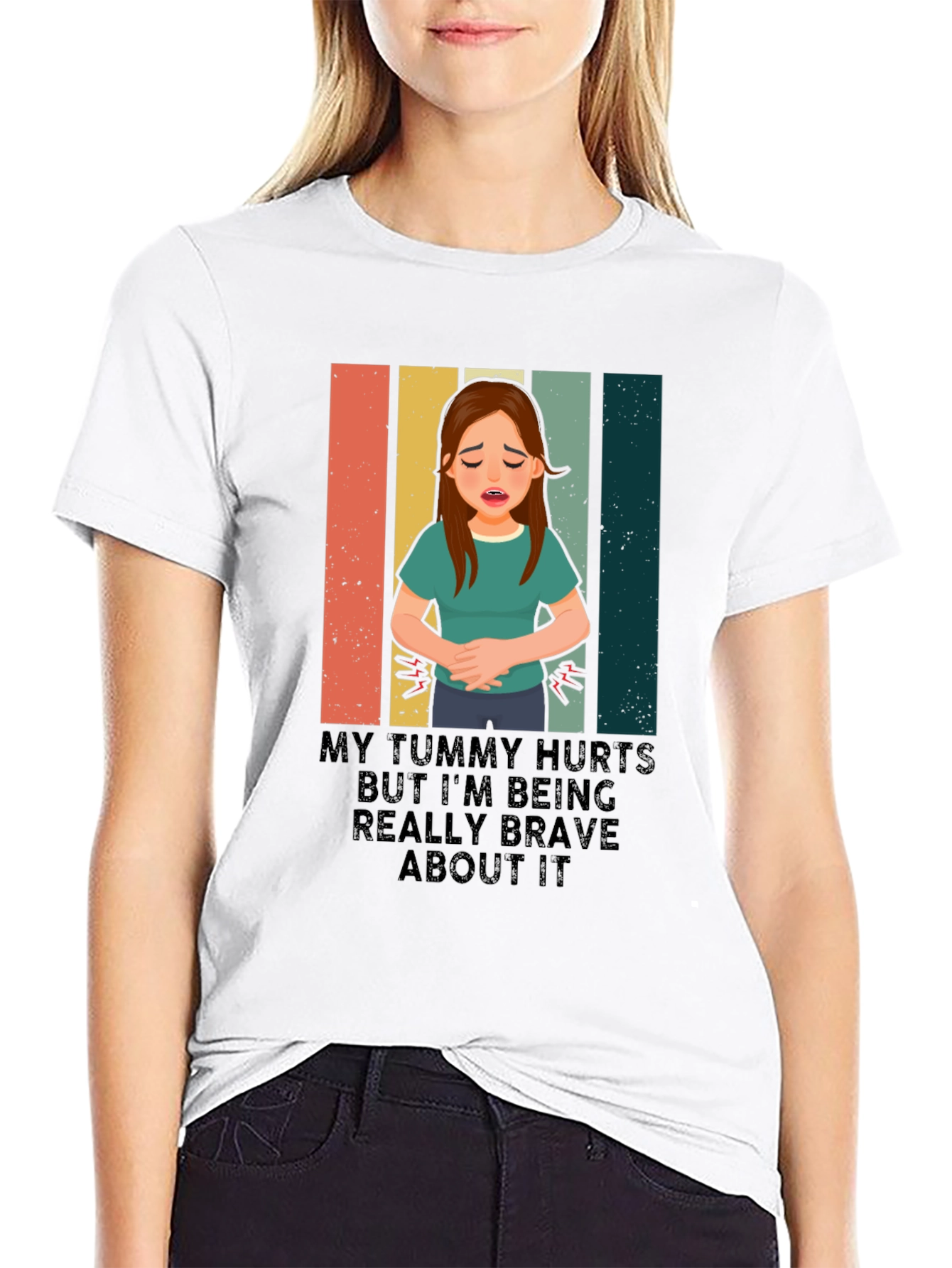 Tummy Hurts Graphic Tee - Unisex Comfort