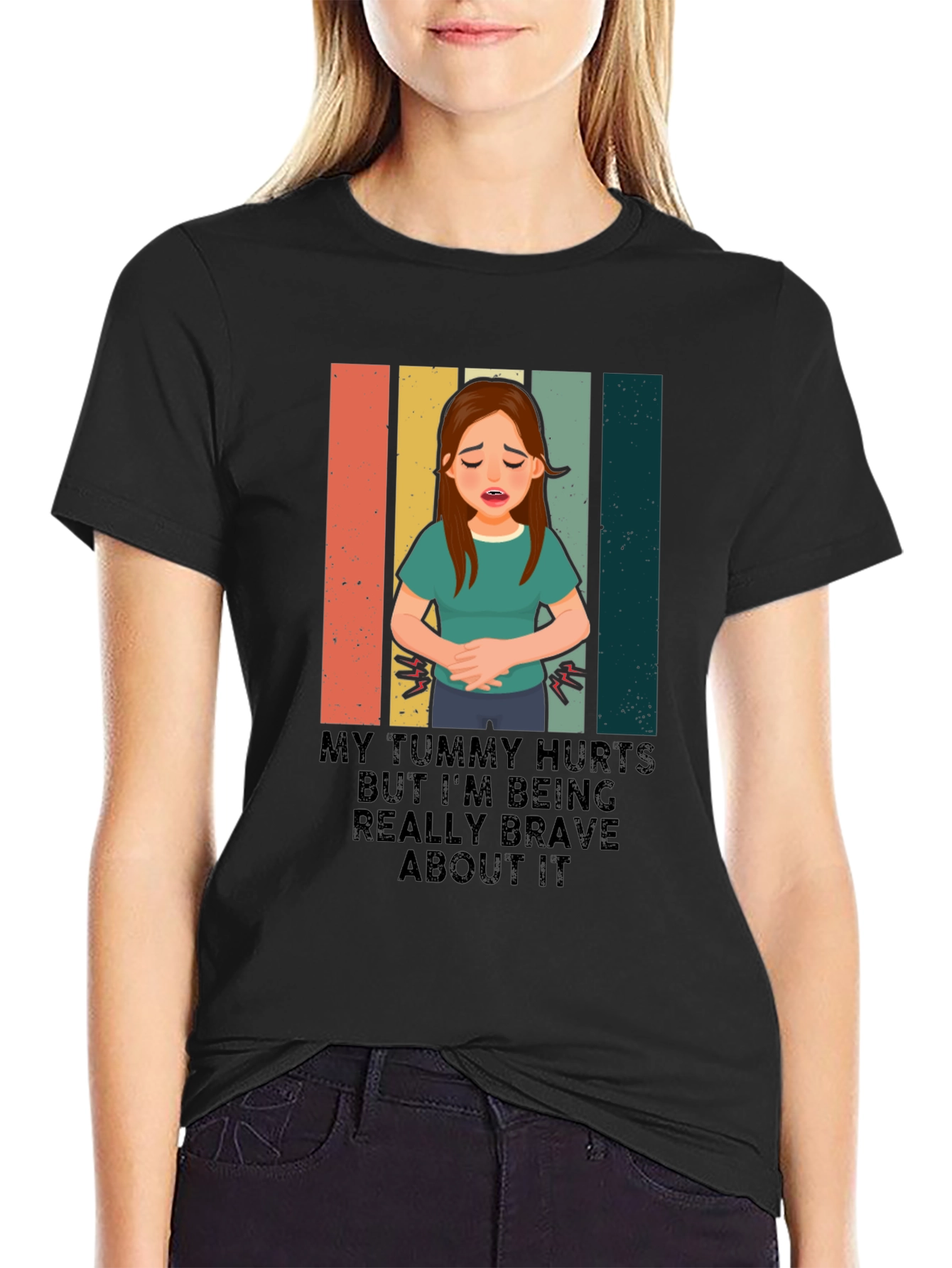 Tummy Hurts Graphic Tee - Unisex Comfort