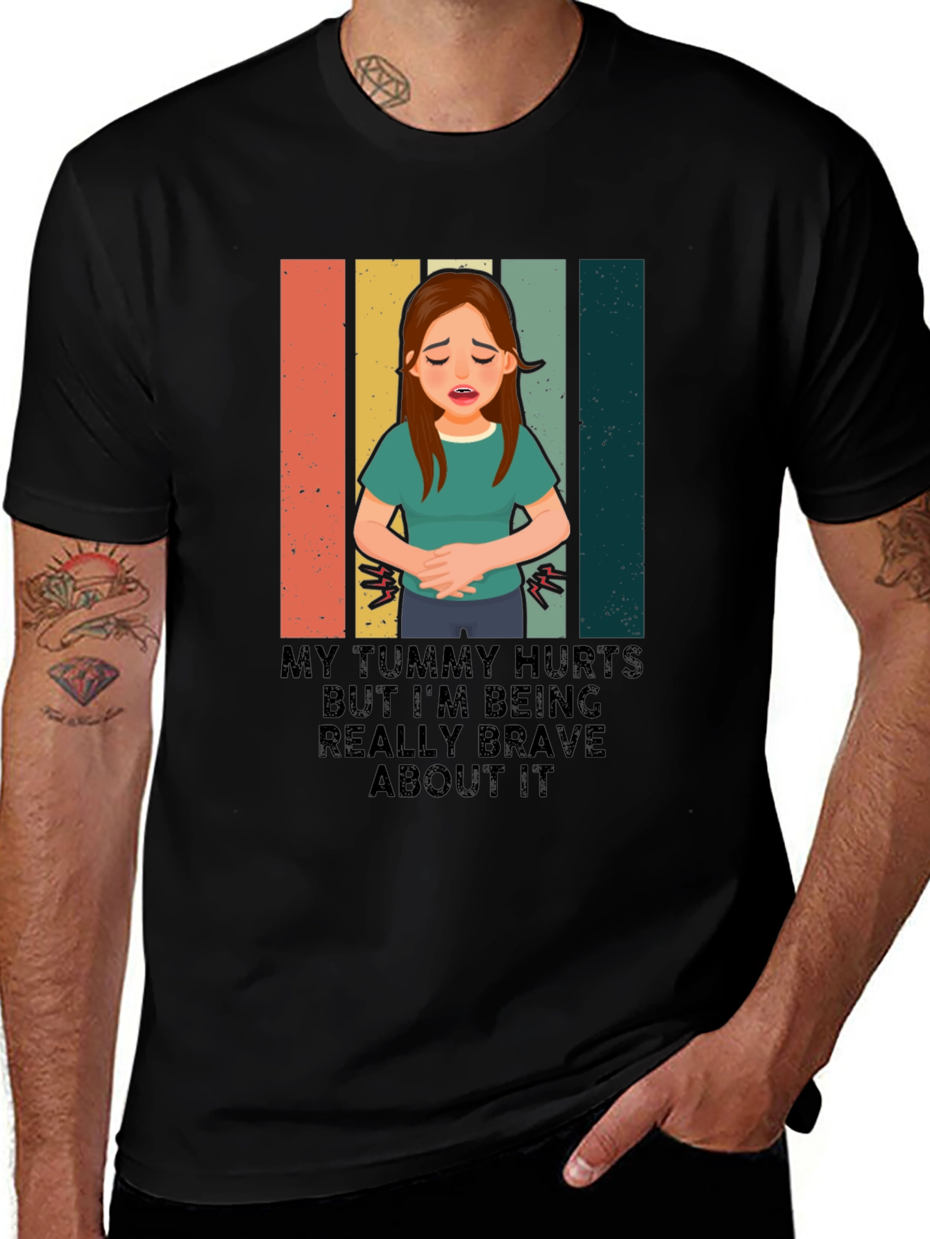 Tummy Hurts Graphic Tee - Unisex Comfort
